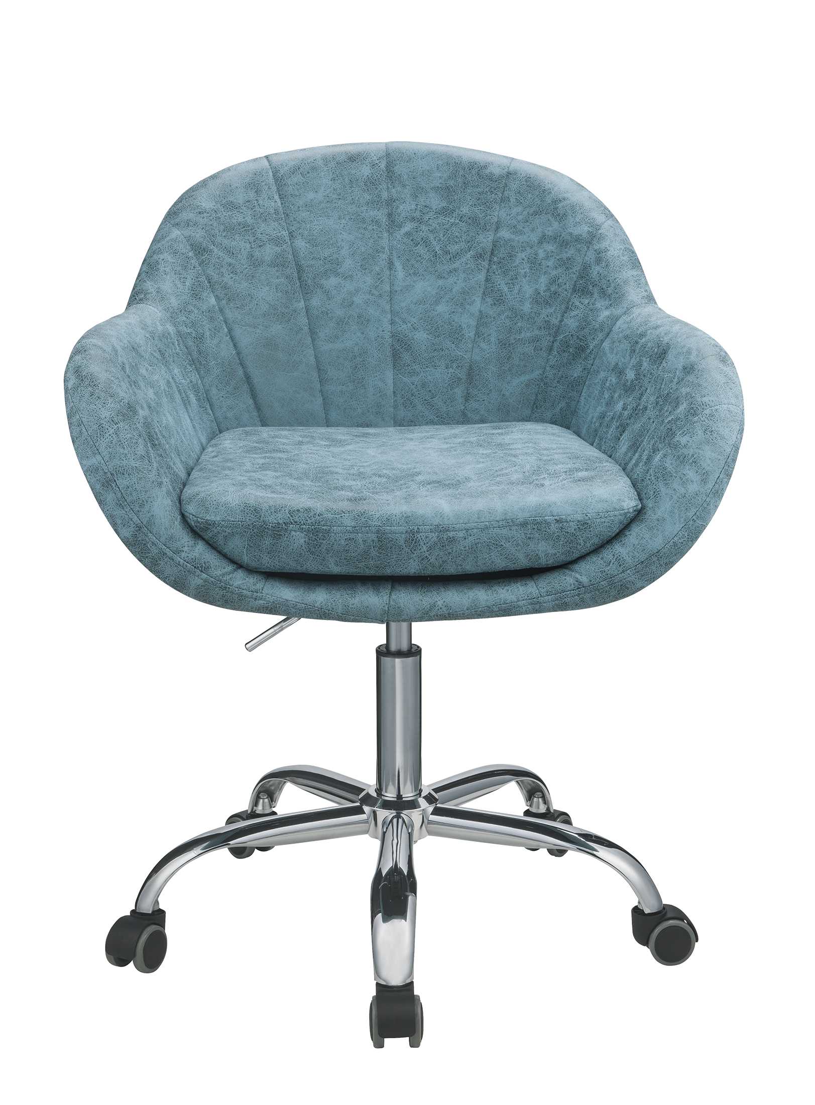 Peacock Metal Tube Office Chair By Homeroots - Image 2