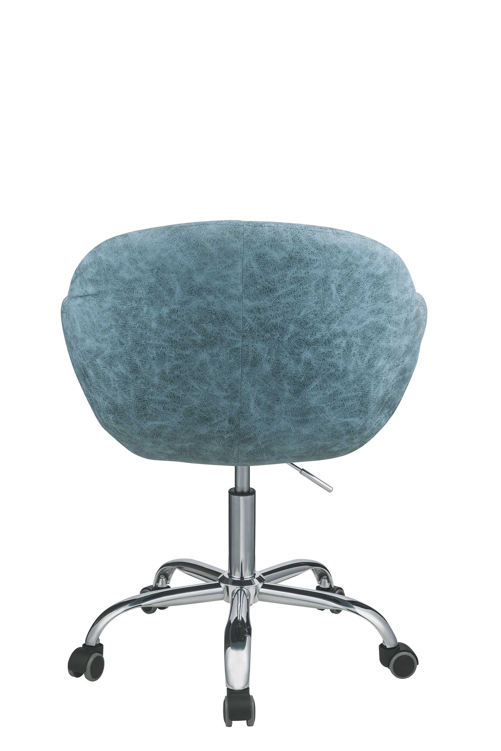 Peacock Metal Tube Office Chair By Homeroots - Image 3
