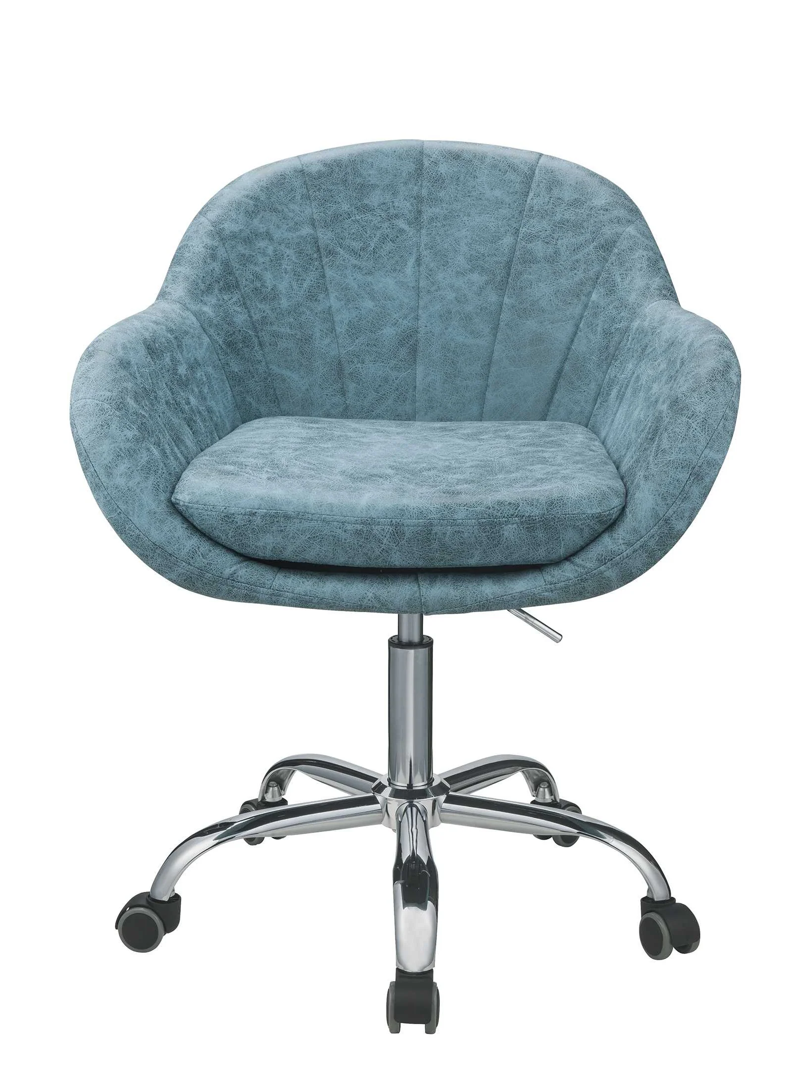 Peacock Metal Tube Office Chair By Homeroots - Image 4