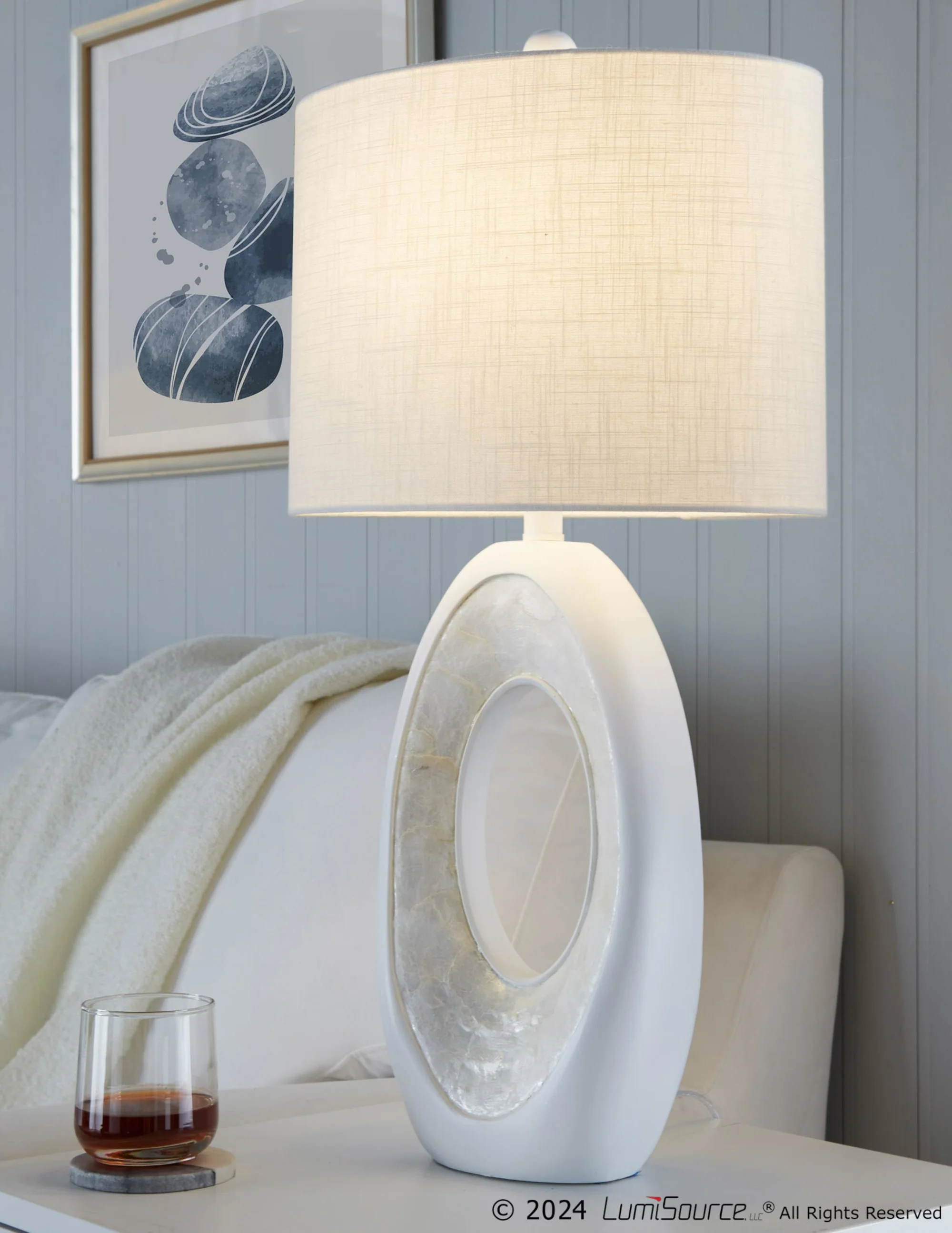 Pearl 29" Polyresin Table Lamp - Set of 2 By LumiSource - GPT29-PEARL WW2 - Image 3