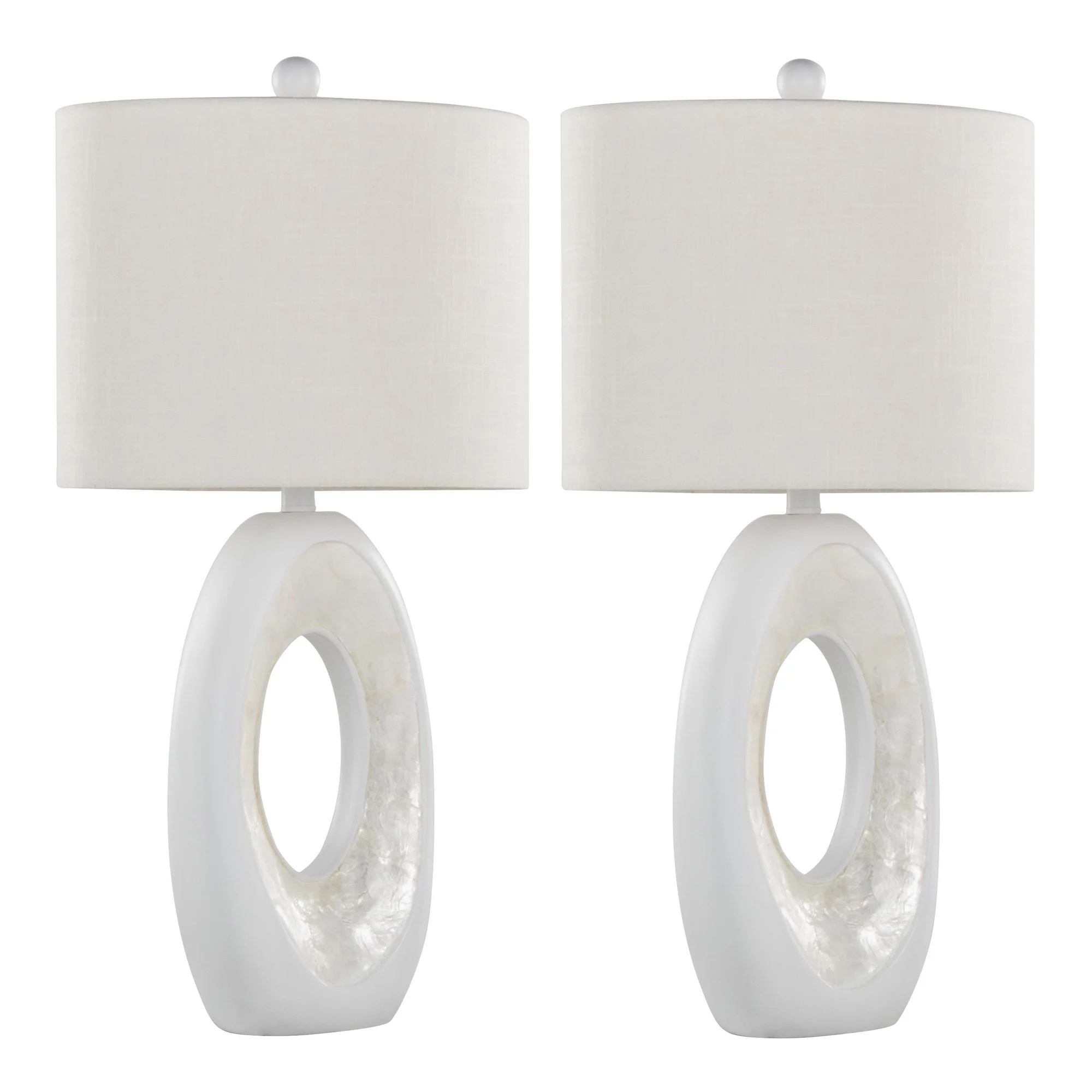 Pearl 29" Polyresin Table Lamp - Set of 2 By LumiSource - GPT29-PEARL WW2 - Image 4