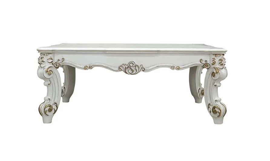 Pearl Wood Coffee Table By Homeroots - Image 5