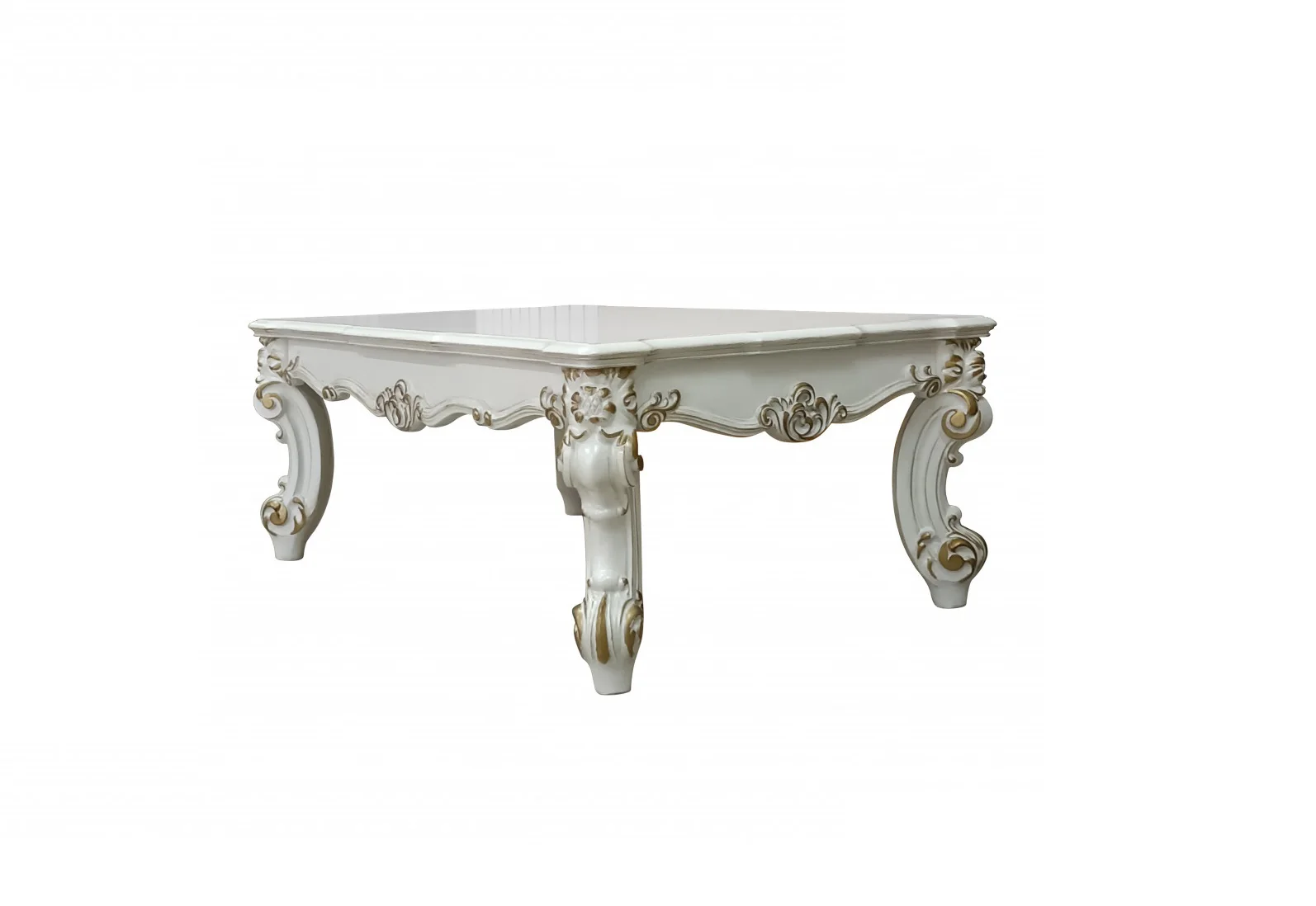Pearl Wood Coffee Table By Homeroots - Image 6