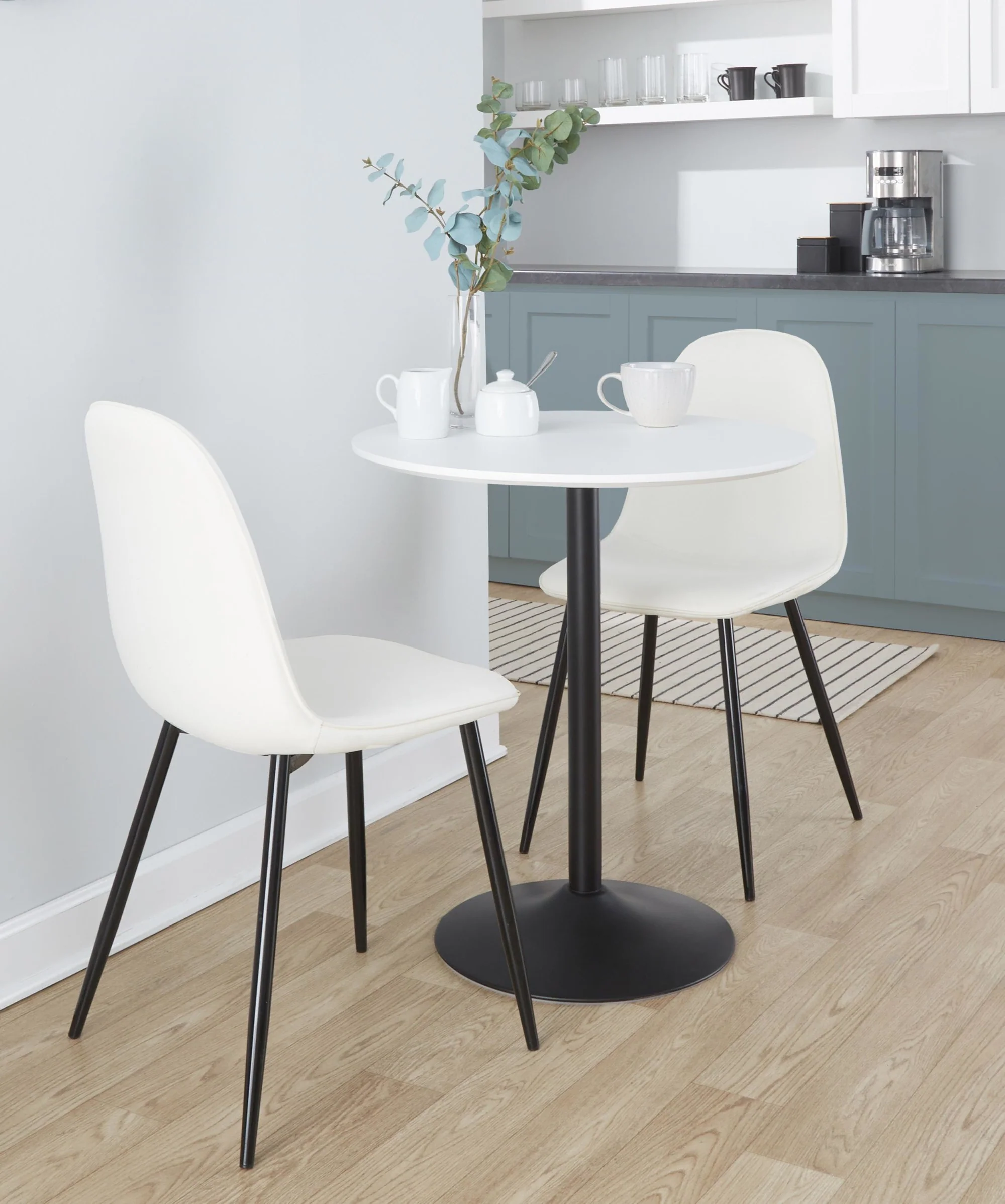 Pebble 3-Height Table White By LumiSource - Image 4