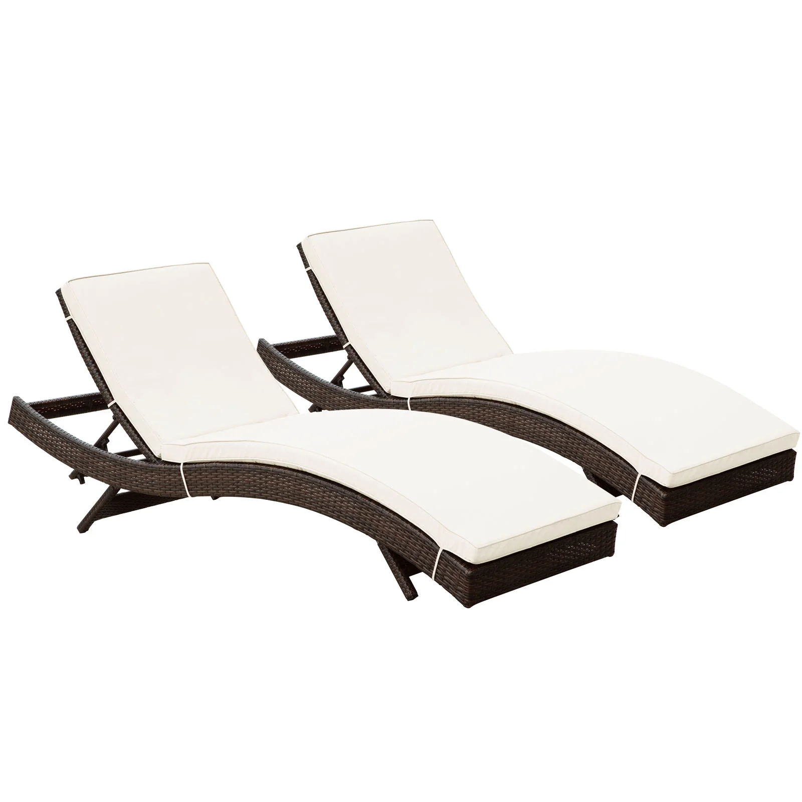 Peer Outdoor Patio Chaise Set of 2 by Modway - Image 2