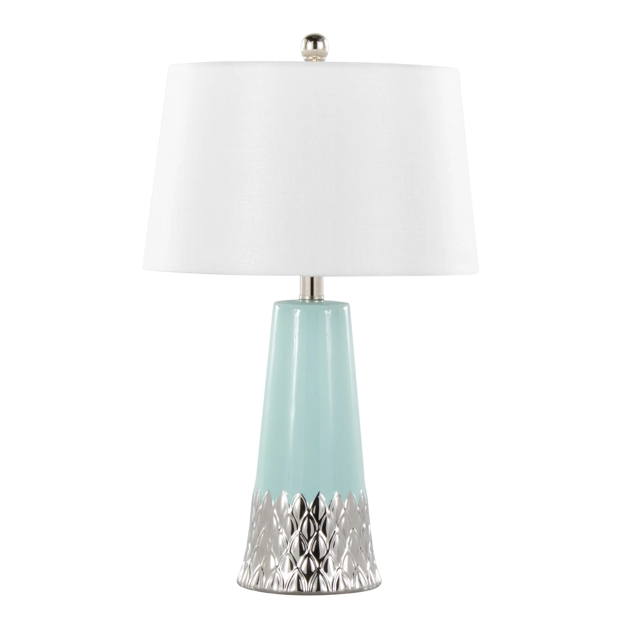 Penelope 22" Ceramic Table Lamp Blue By LumiSource - Image 3