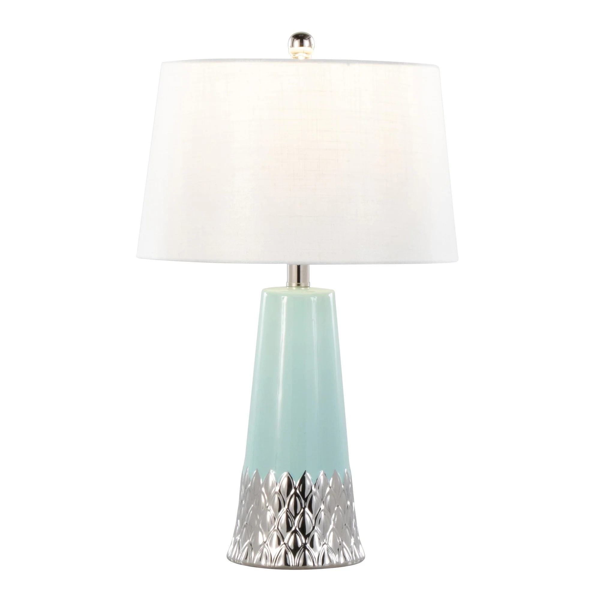 Penelope 22" Ceramic Table Lamp Blue By LumiSource - Image 4