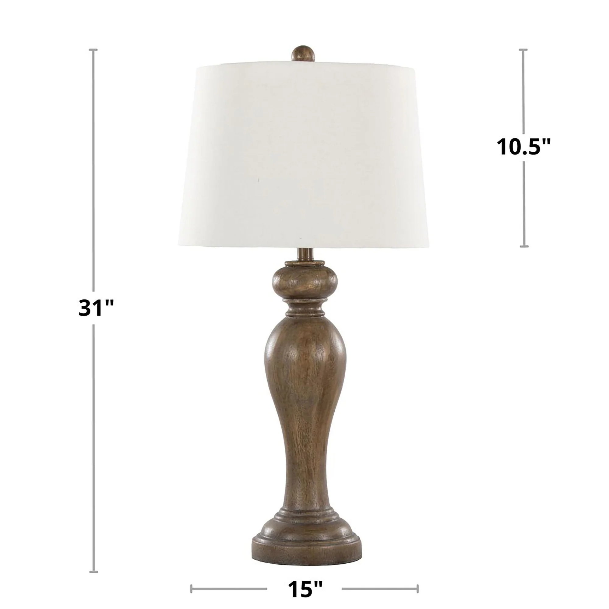 Peppa 31" Polyresin Table Lamp - Set of 2 By LumiSource - GTP31-PEPPA GYW2 - Image 7