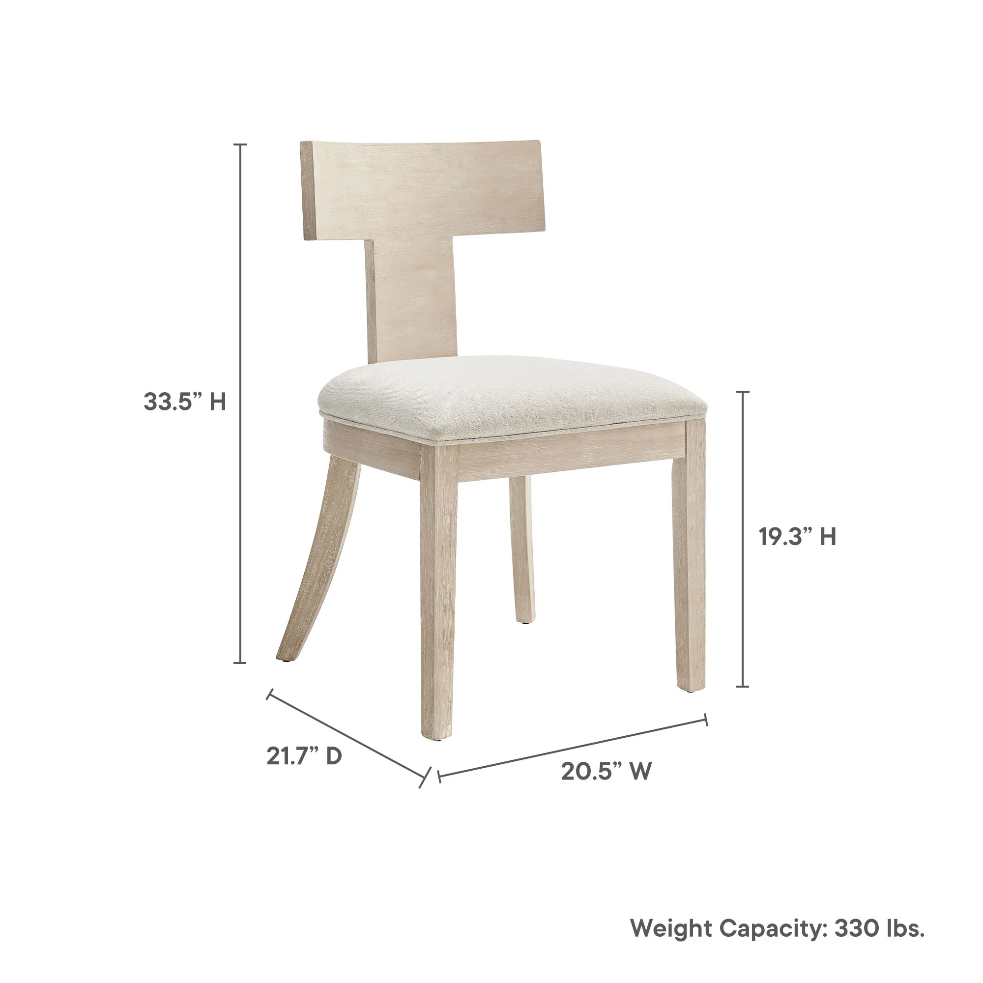 Peregrine Wood and Fabric Upholstered Dining Chairs Set of 2 by Modway - Image 20