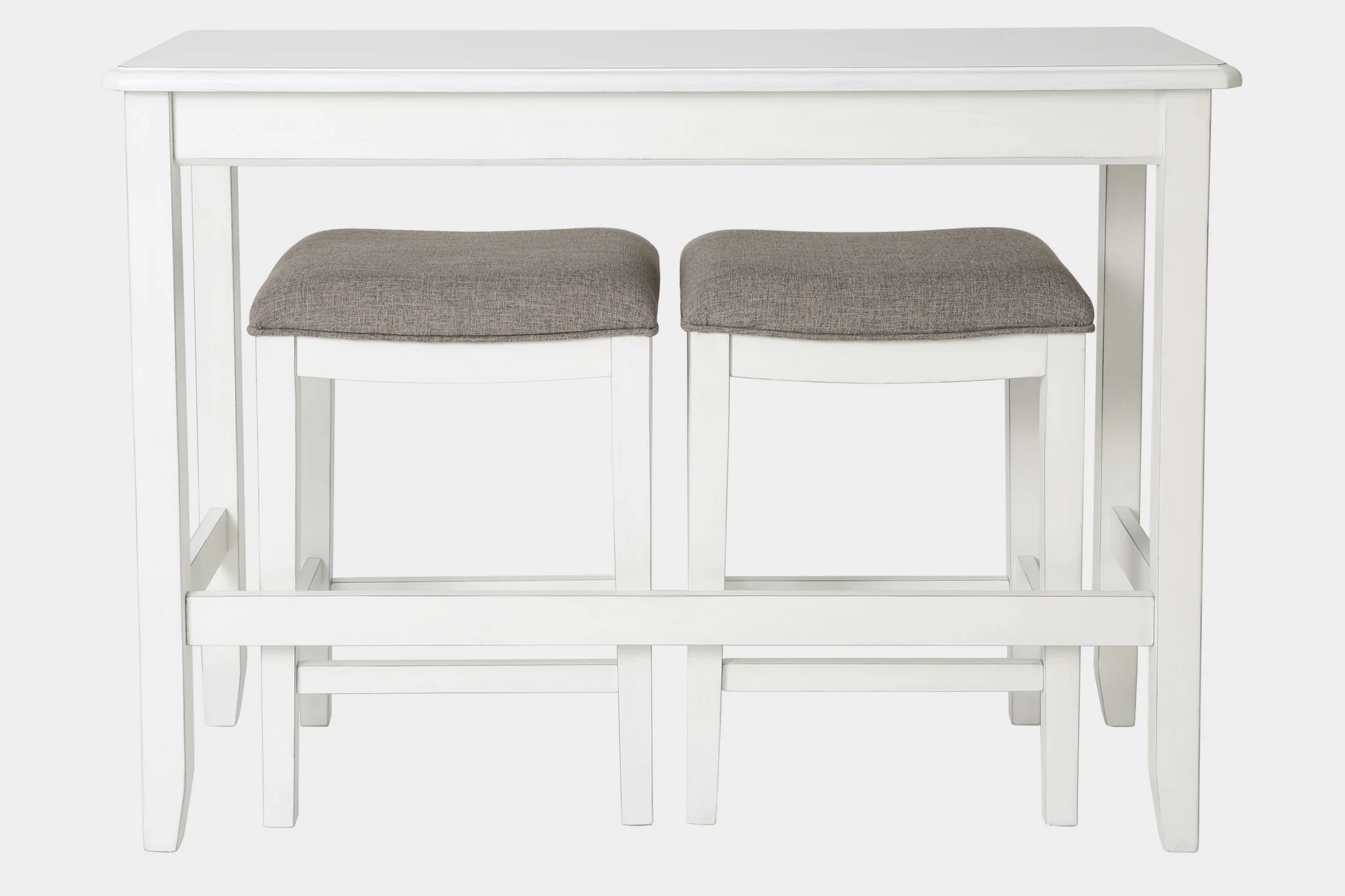 Perfecto Espresso Finish Sofa Table With Two Bar Stools By Homeroots - Image 7