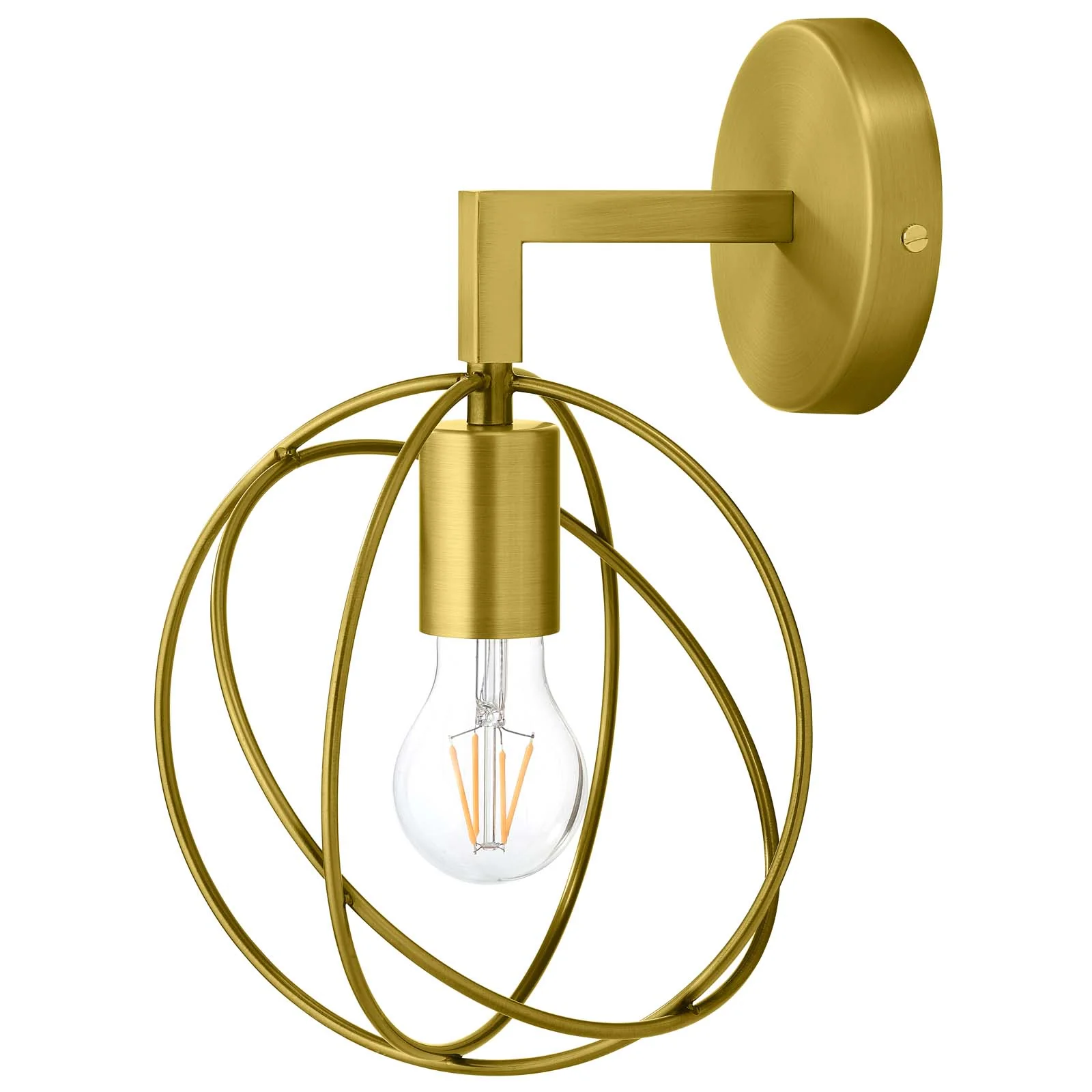 Perimeter Brass Wall Sconce Light Fixture By Modway - EEI-2915 - Image 2