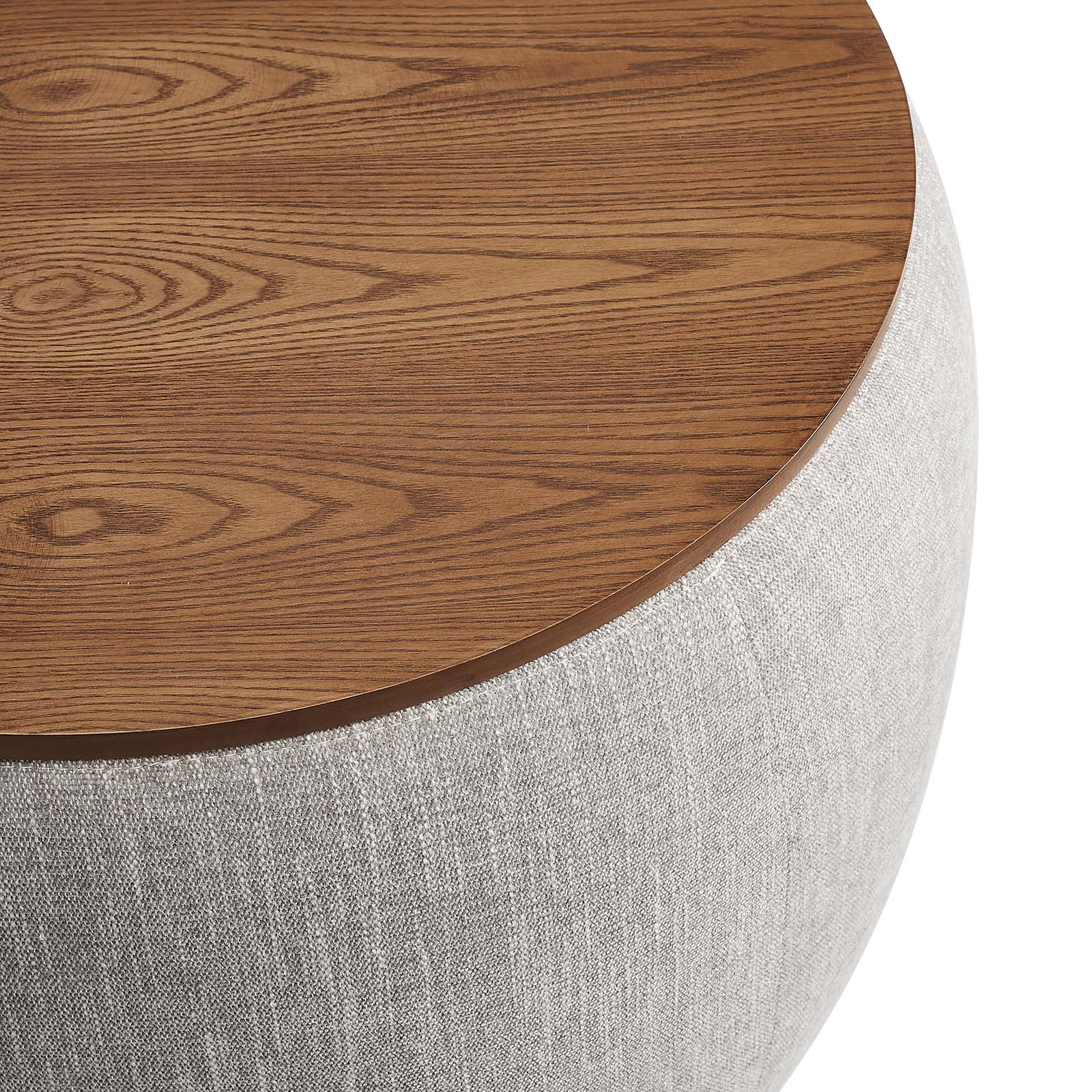 Perla Woven Heathered Fabric Upholstered Storage Ottoman By Modway - EEI-6688 - Image 5