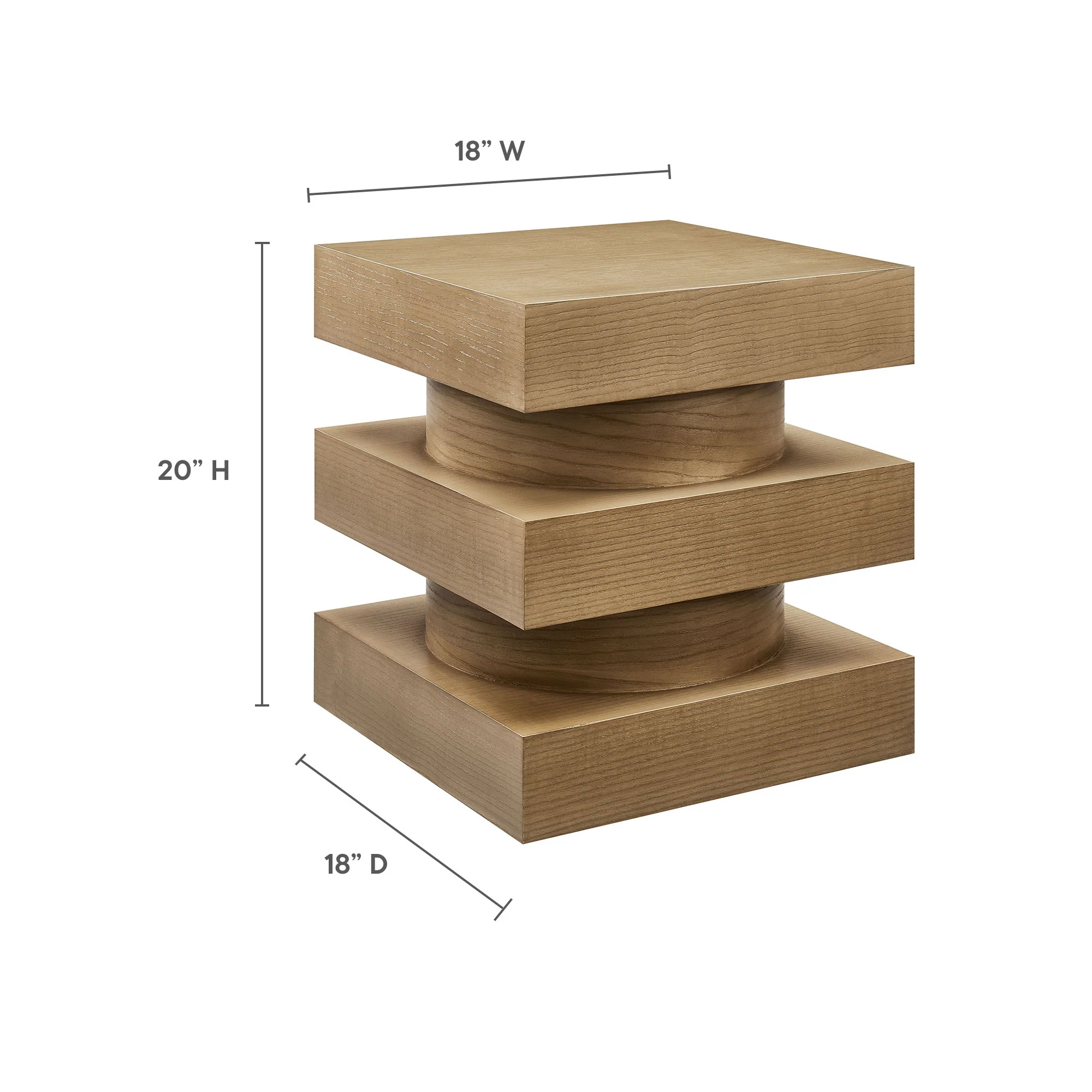 Perpetuate Totem End Table by Modway - Image 16
