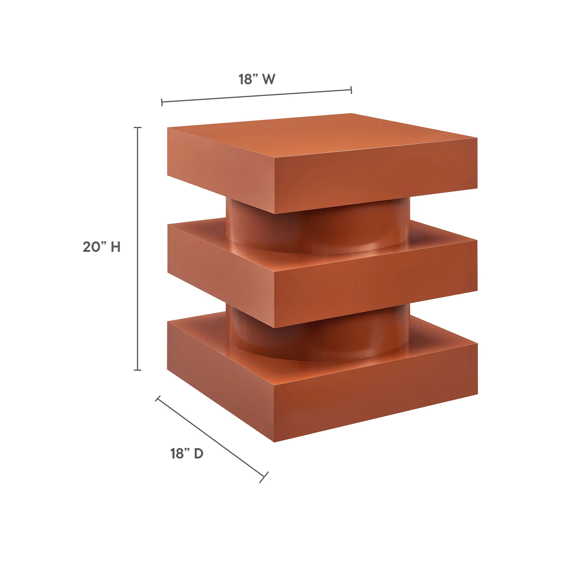 Perpetuate Totem End Table by Modway - Image 24