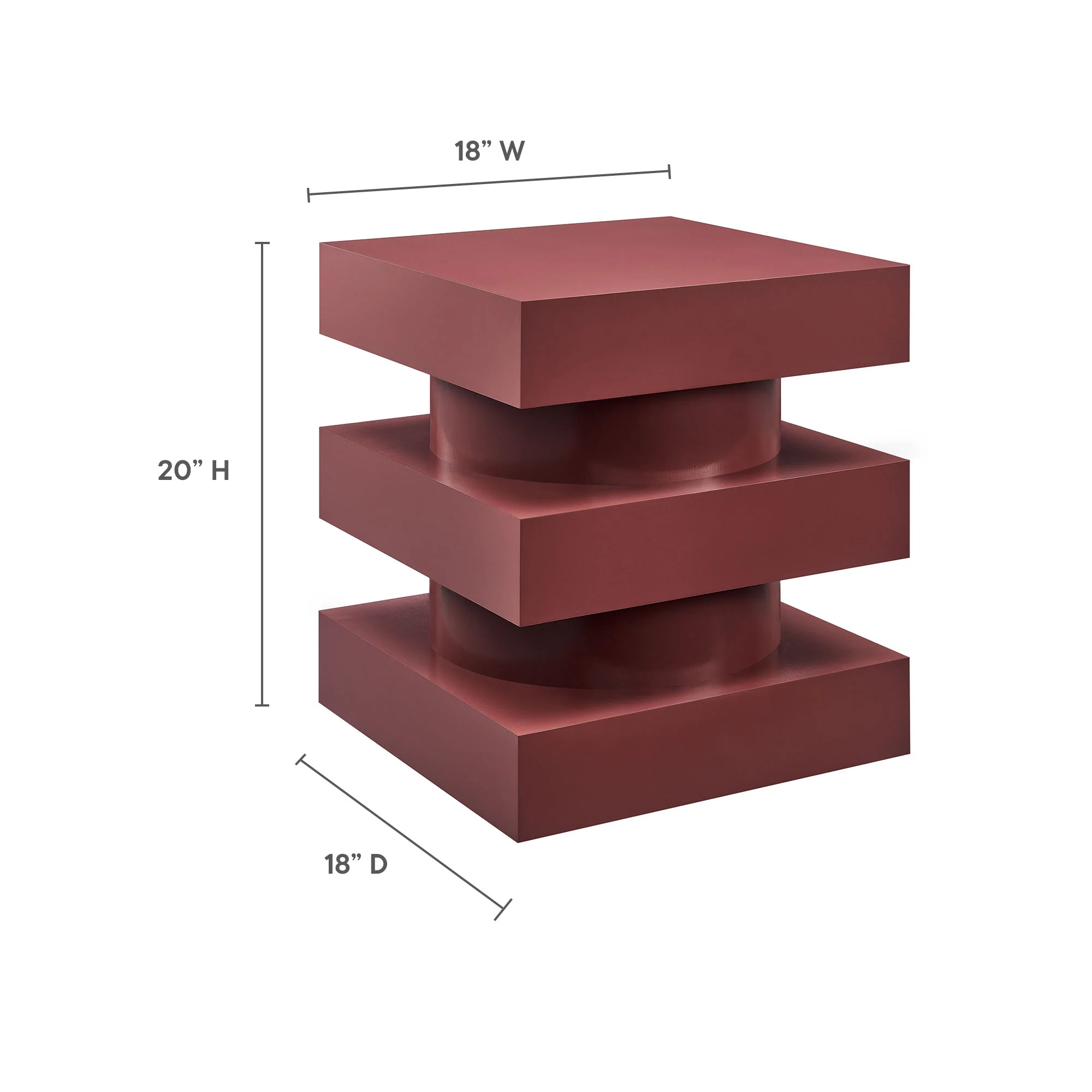 Perpetuate Totem End Table by Modway - Image 32