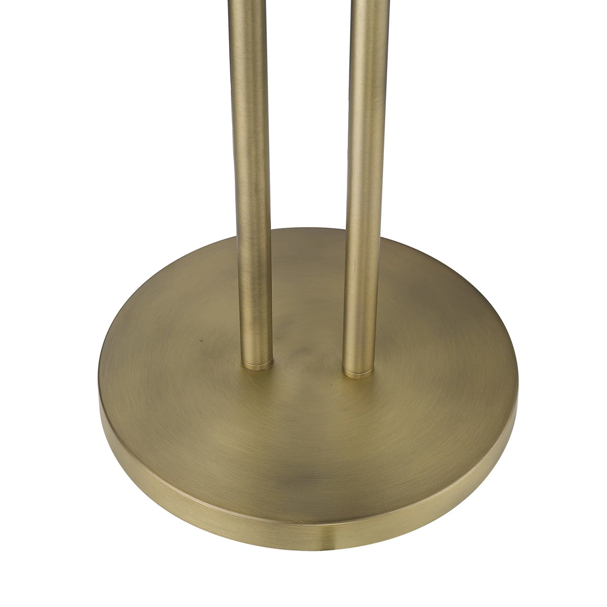 Perret 2-Light Aged Brass Floor Lamp By Homeroots - Image 3
