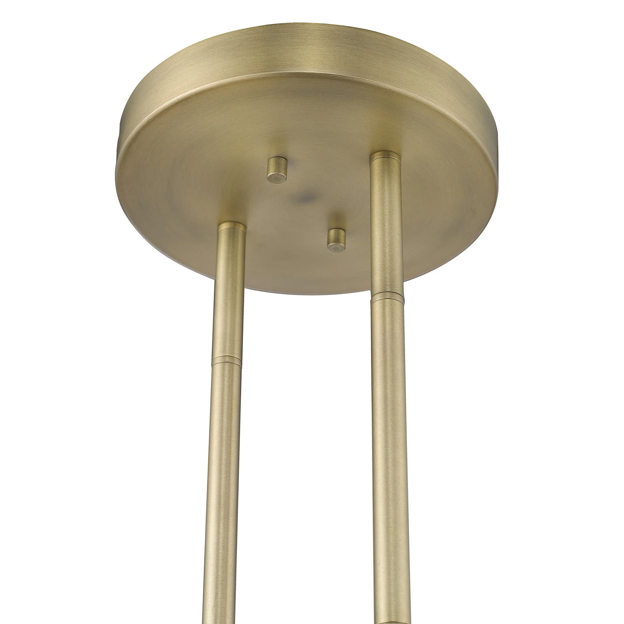 Perret 2-Light Aged Brass Pendant By Homeroots - Image 3