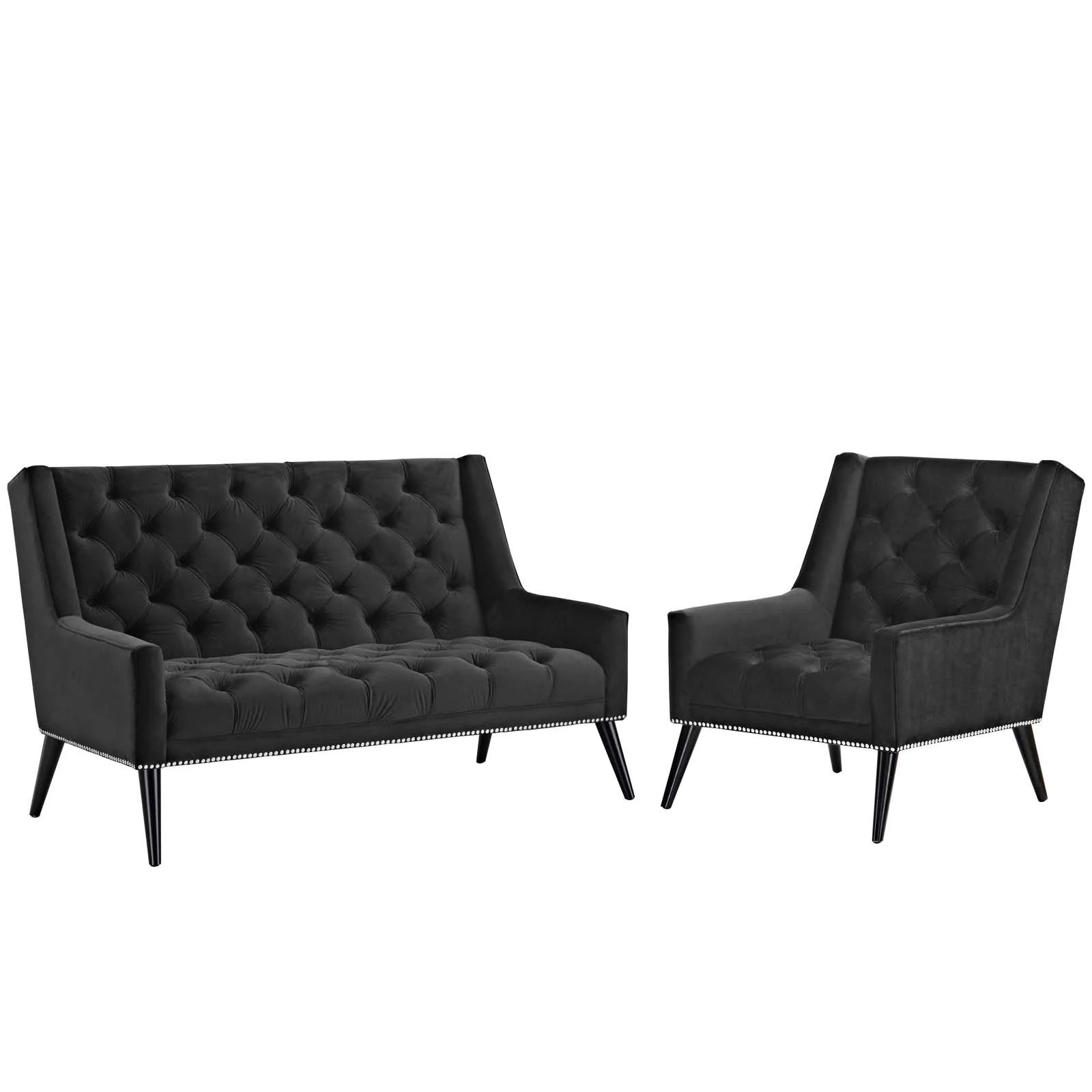 Peruse Living Room Set Performance Velvet Set of 2 By Modway - EEI-2967 - Image 2