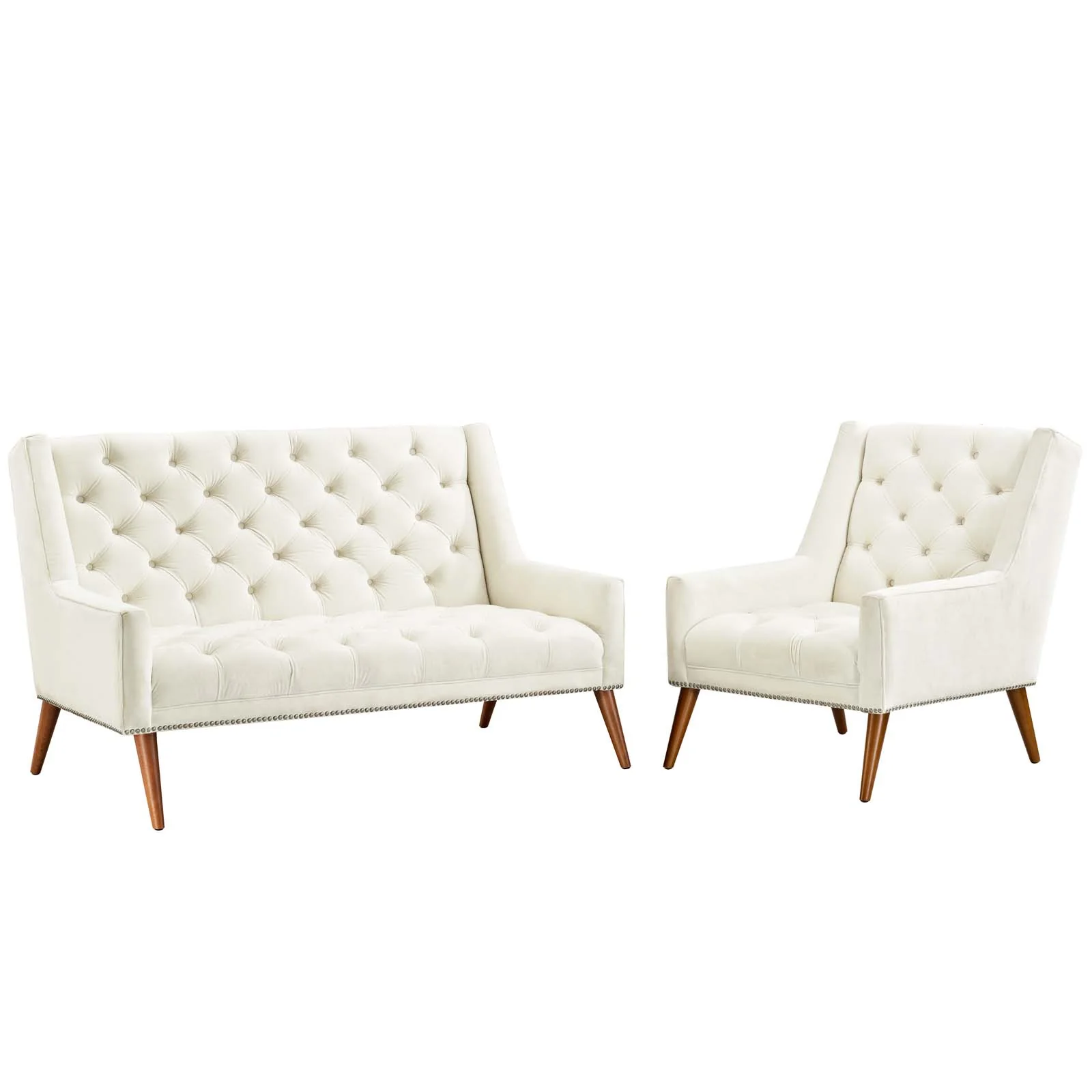 Peruse Living Room Set Performance Velvet Set of 2 By Modway - EEI-2967 - Image 8