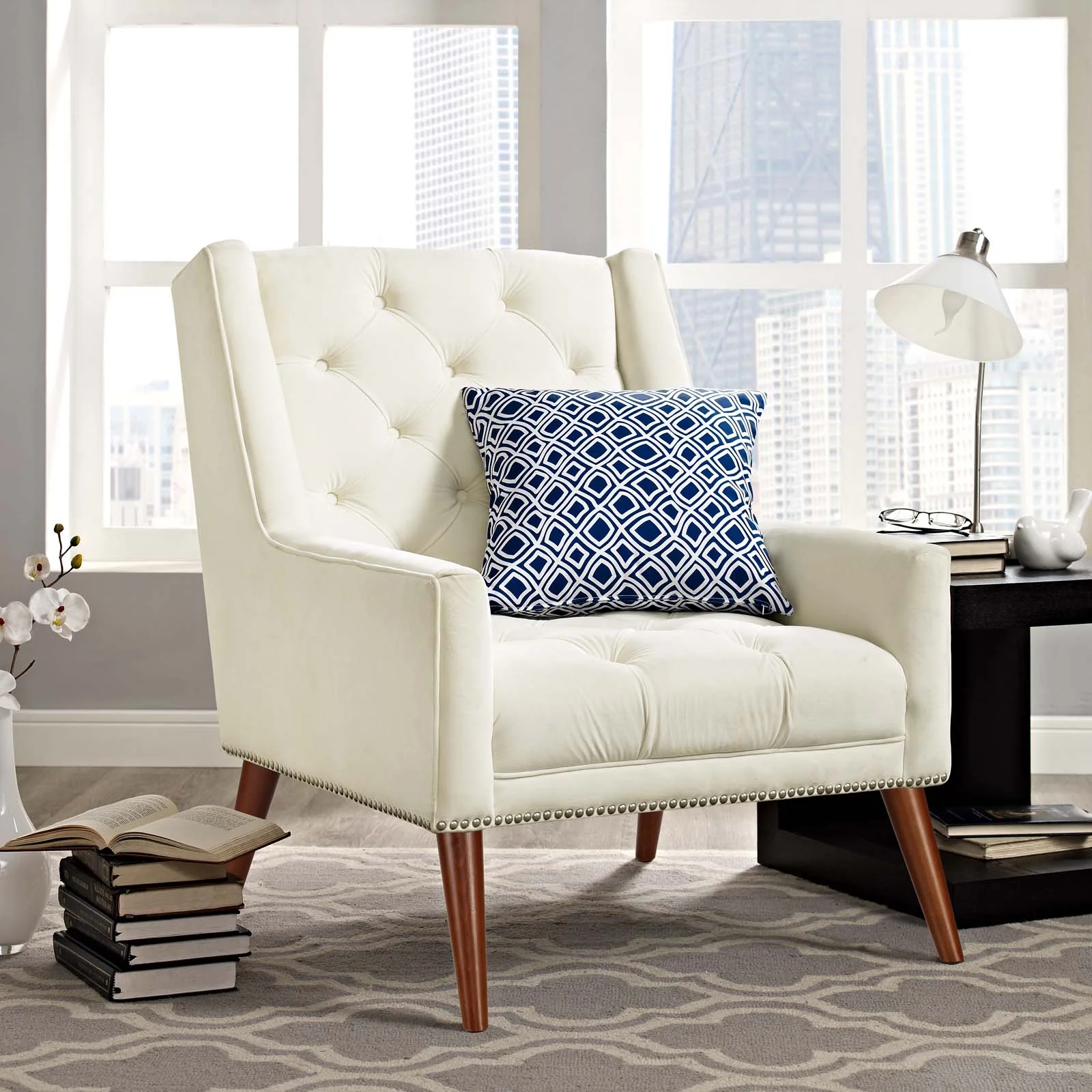 Peruse Velvet Armchair By Modway - EEI-2306 - Image 11