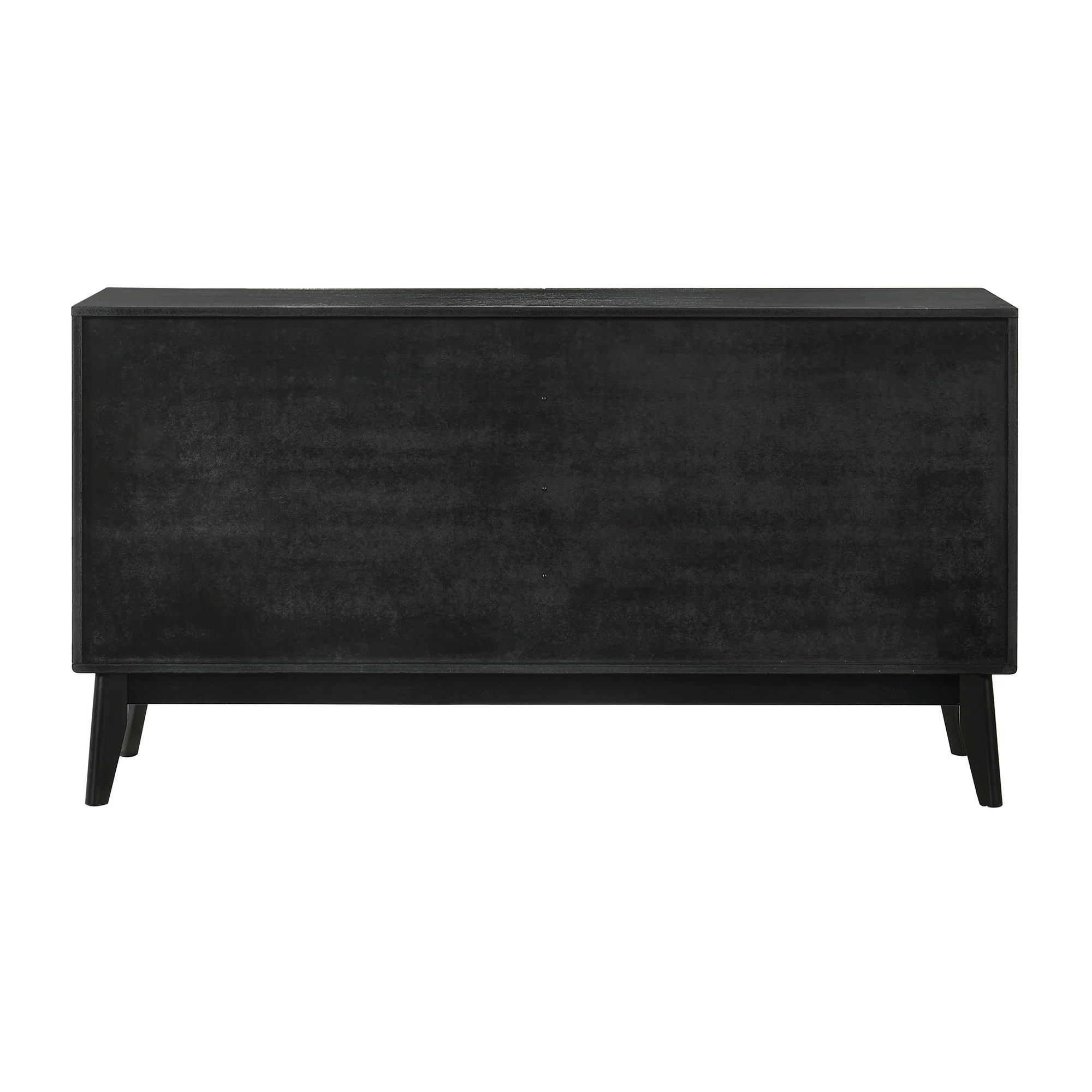 Petra 6 Drawer Wood Dresser in Black Finish By Armen Living - Image 6