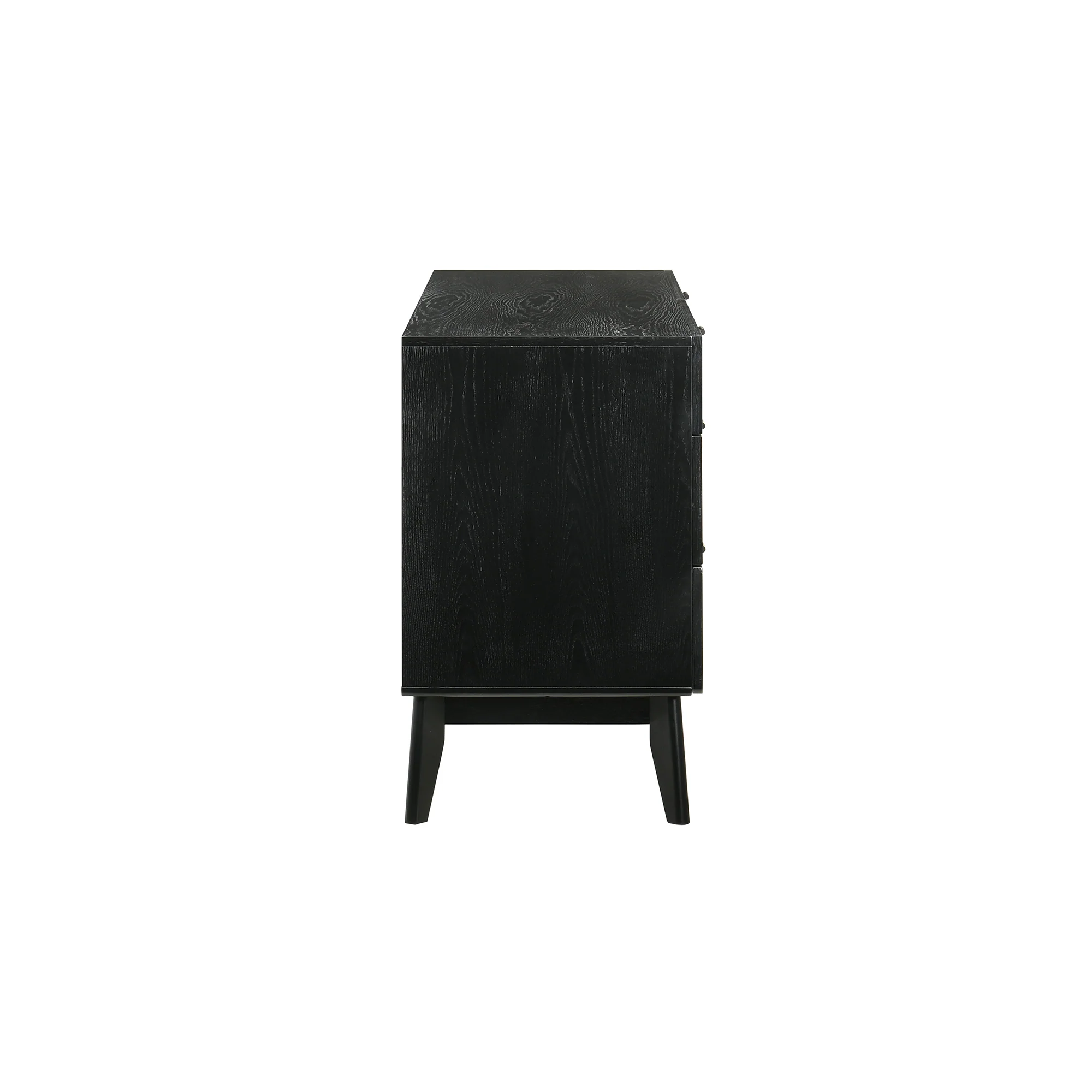 Petra 6 Drawer Wood Dresser in Black Finish By Armen Living - Image 7