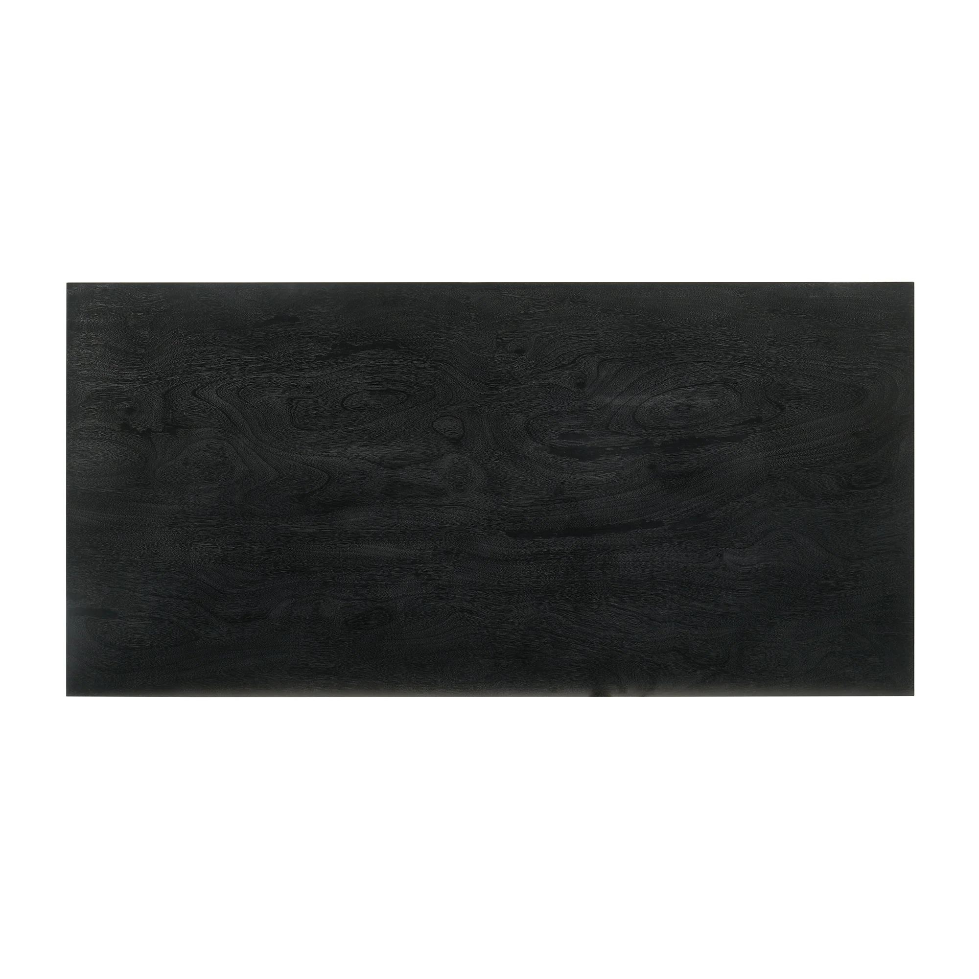 Petra King Platform Wood Bed Frame in Black Finish By Armen Living - Image 8