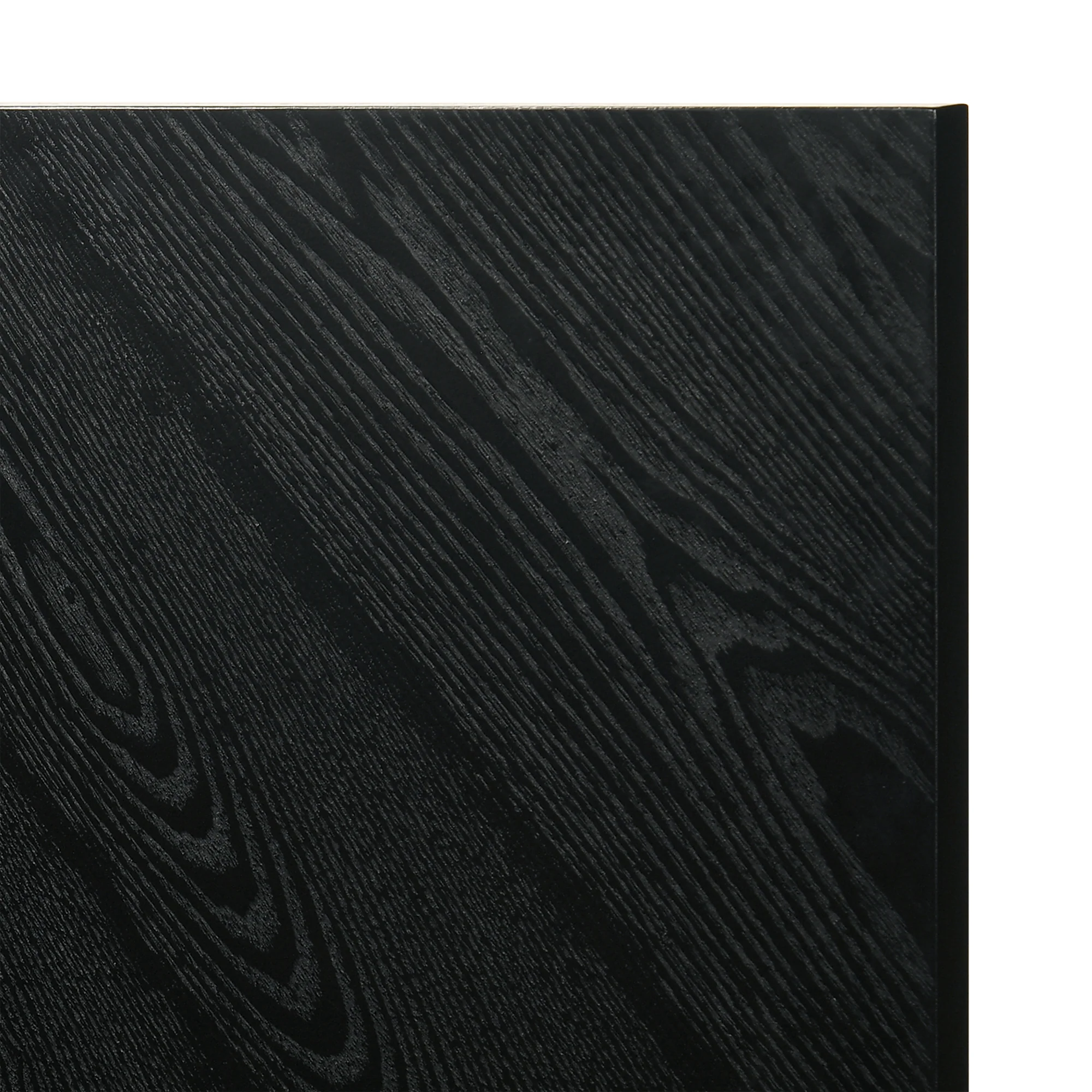 Petra Queen Platform Wood Bed Frame in Black Finish By Armen Living - Image 9