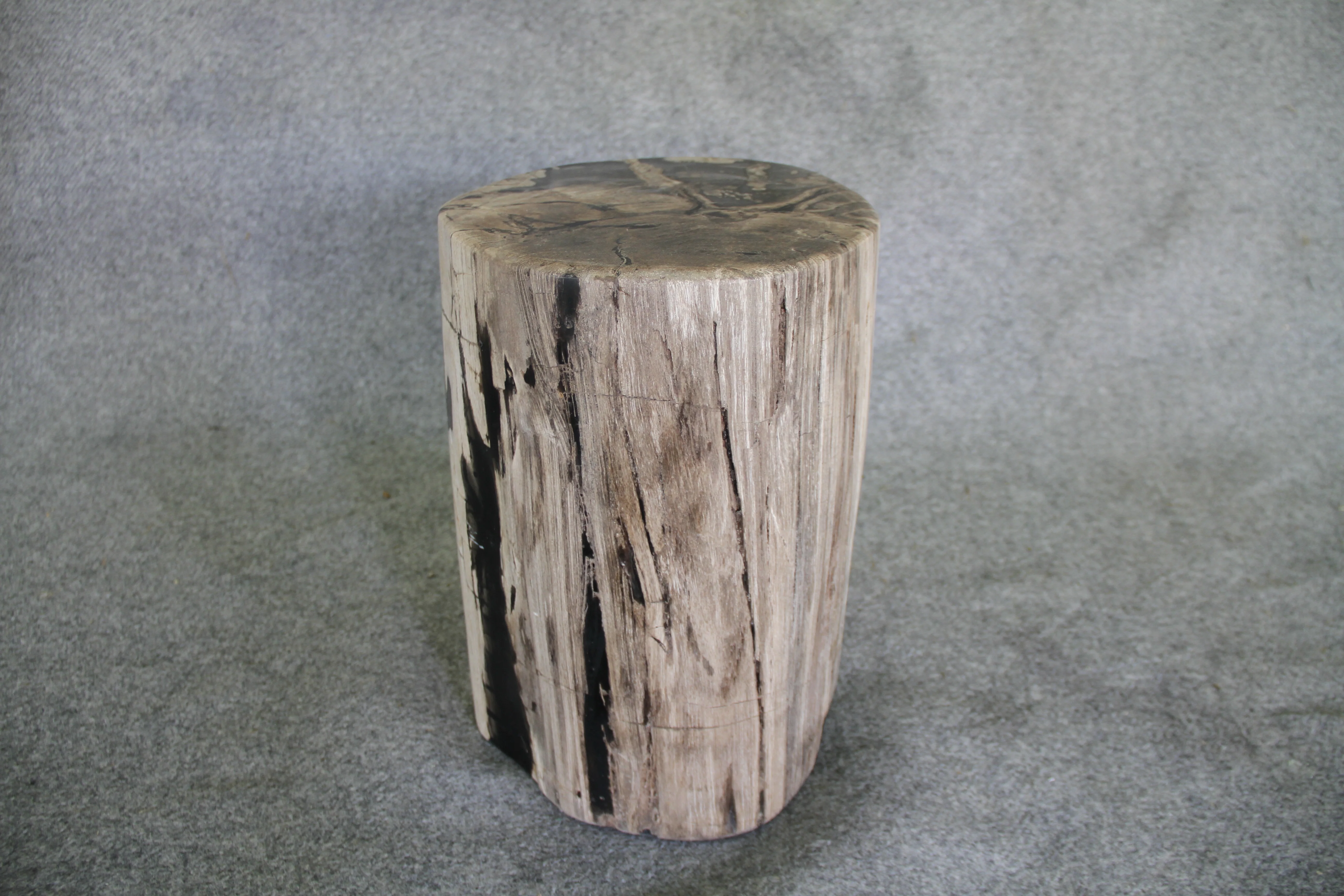Petrified Wood Log Stool 11" x 11" 16" 1682.21 - Image 3