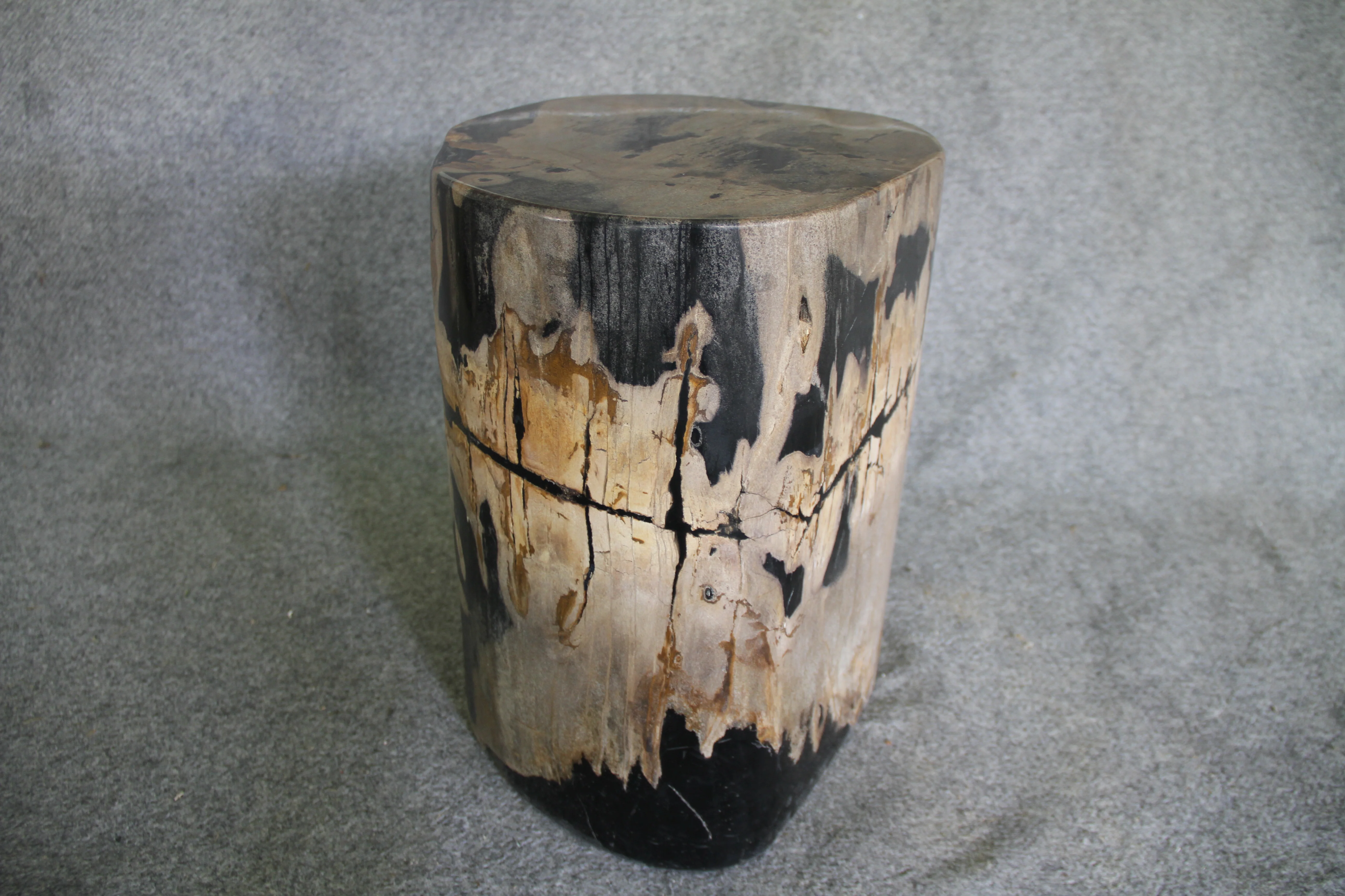 Petrified Wood Log Stool 18in(h)x 16in x 13in - 1005.21 - Image 2