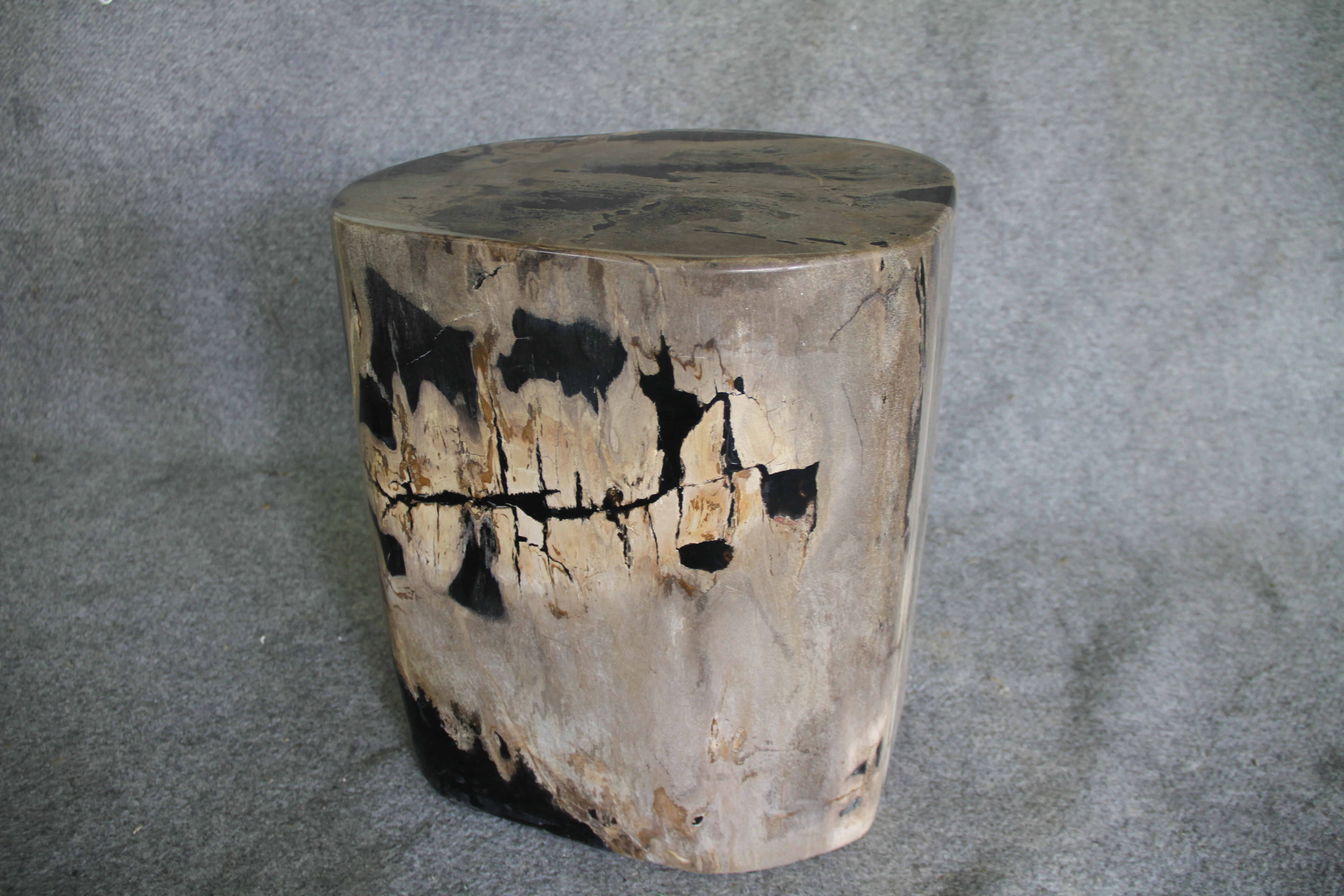 Petrified Wood Log Stool 18in(h)x 16in x 13in - 1005.21 - Image 3