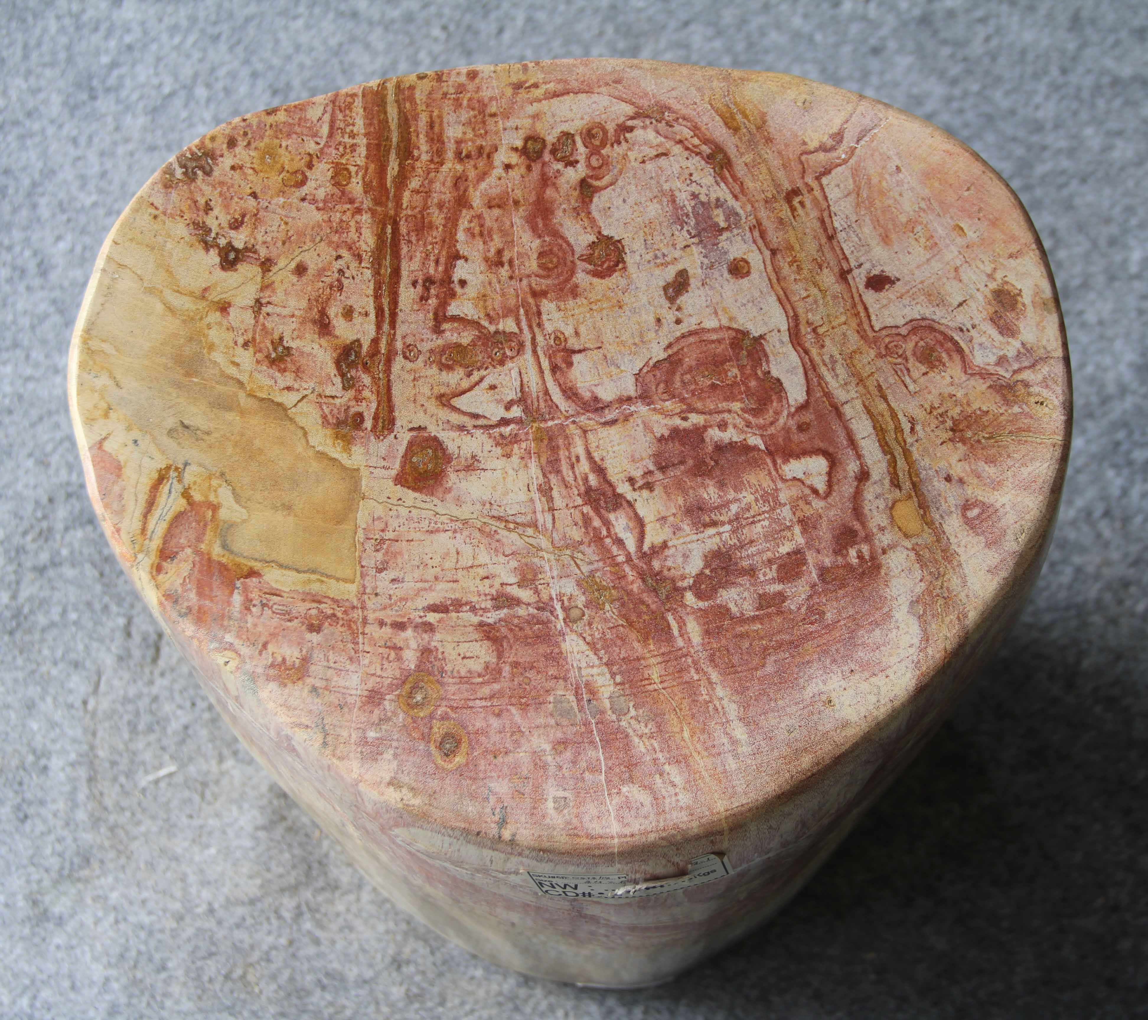 Petrified Wood Log Stool 13"x 9"x 18"H -PFST0673/19 - Image 12