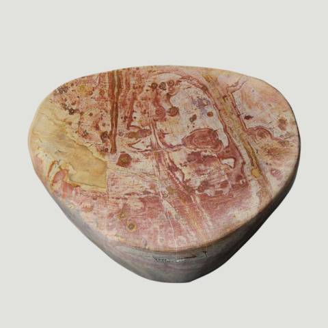 Petrified Wood Log Stool 13"x 9"x 18"H -PFST0673/19 - Image 3