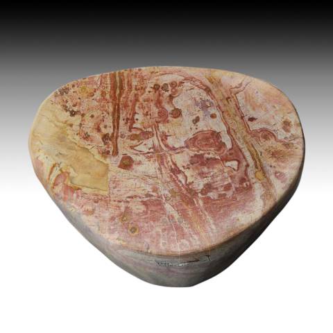 Petrified Wood Log Stool 13"x 9"x 18"H -PFST0673/19 - Image 4