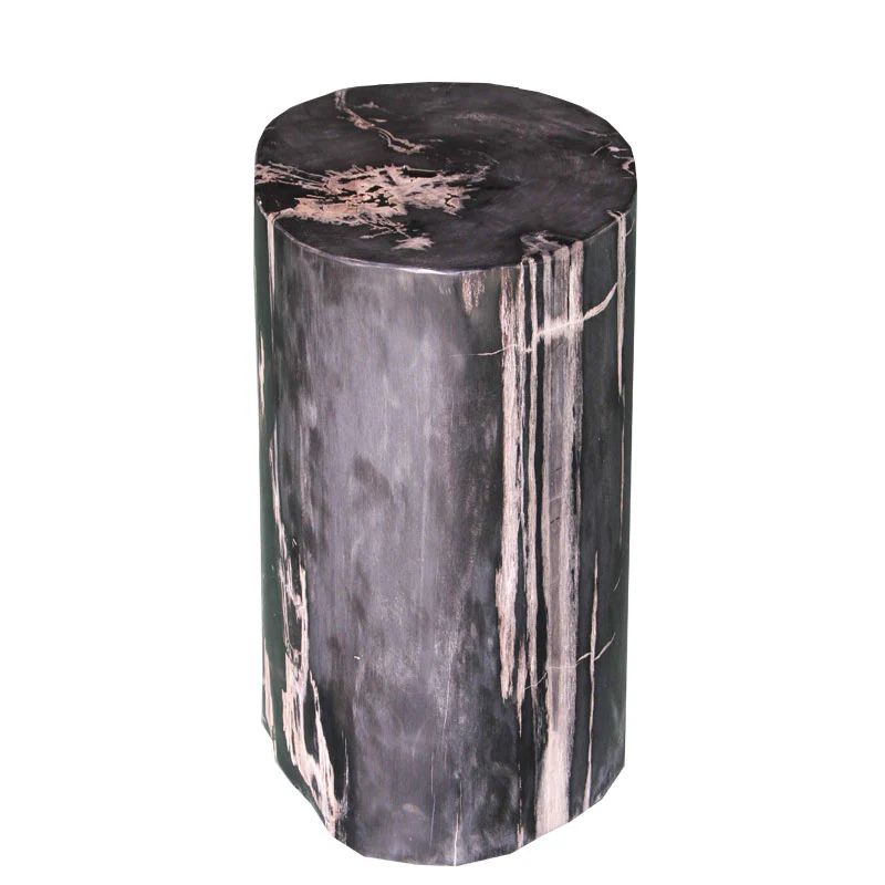 Petrified Wood Log Stool 16"x 12"x 18"H -PFST0742/19 - Image 3