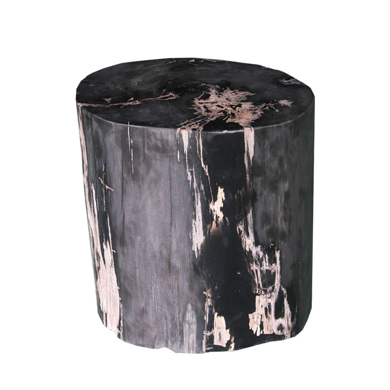 Petrified Wood Log Stool 16"x 12"x 18"H -PFST0742/19 - Image 4