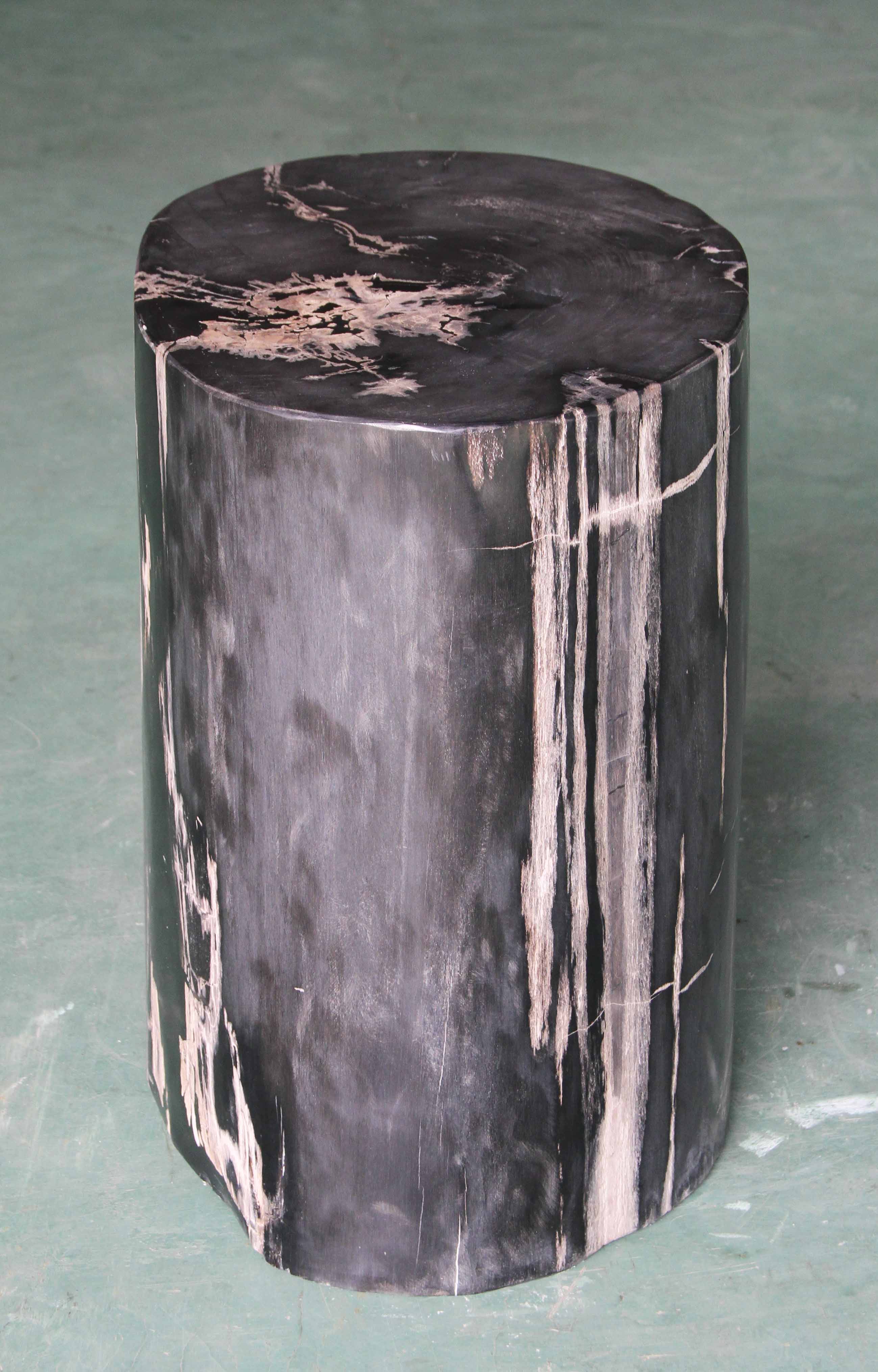 Petrified Wood Log Stool 16"x 12"x 18"H -PFST0742/19 - Image 9
