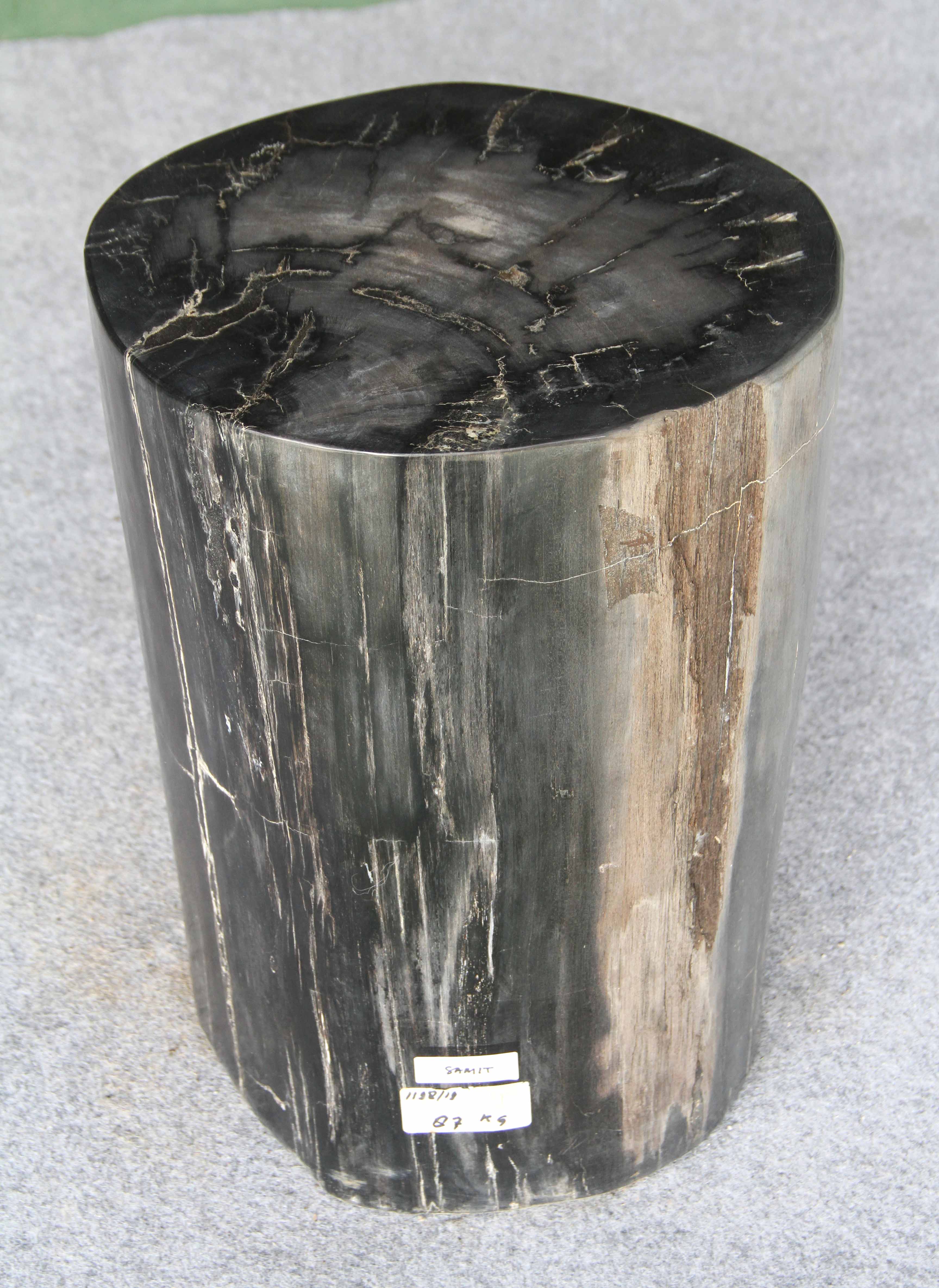 Petrified Wood Log Stool 13" x 12" x19"H -PFST1198/19 - Image 4