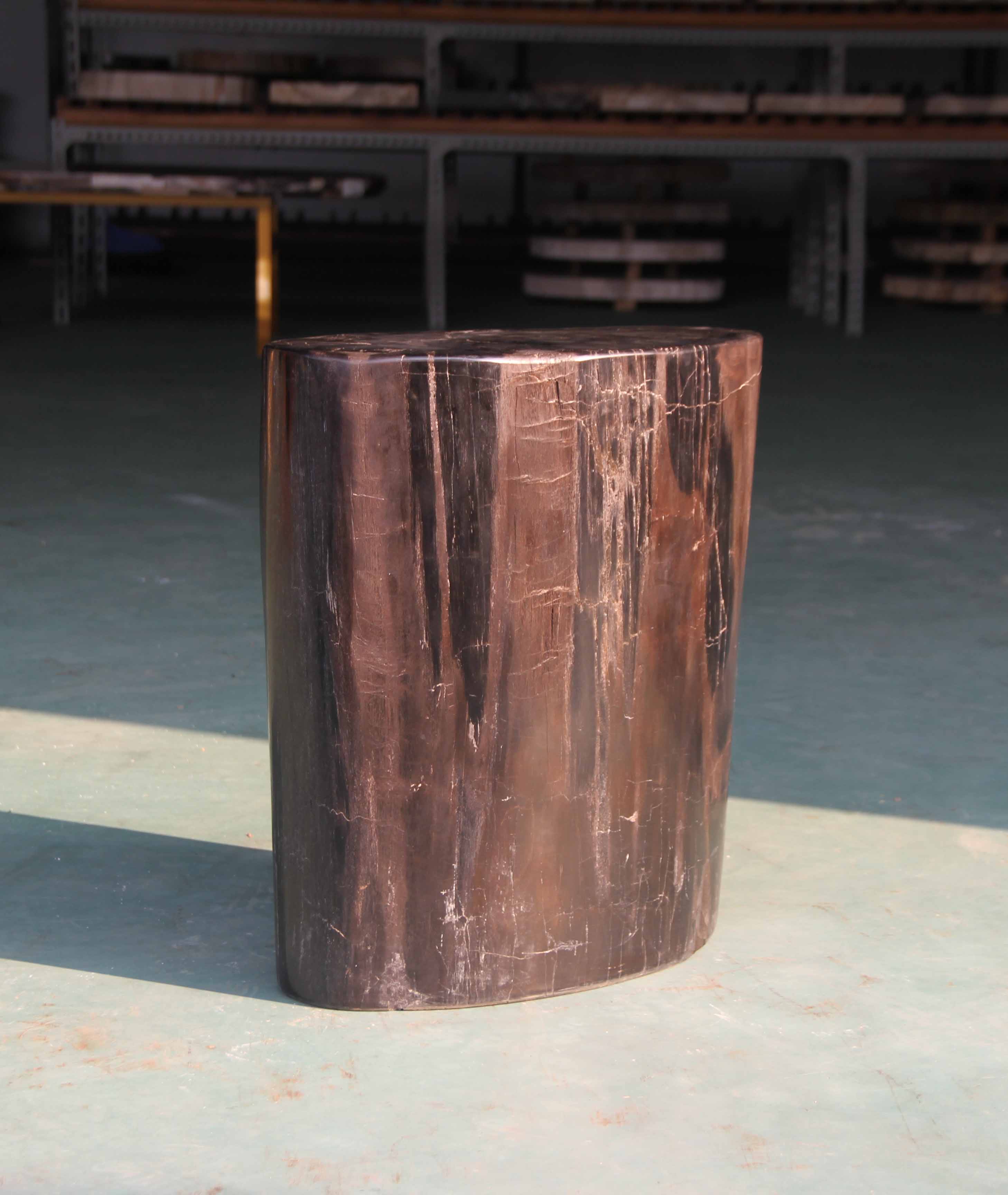 Petrified Wood Stool 16" x 9" x 16"H - PFST6/0 - Image 4