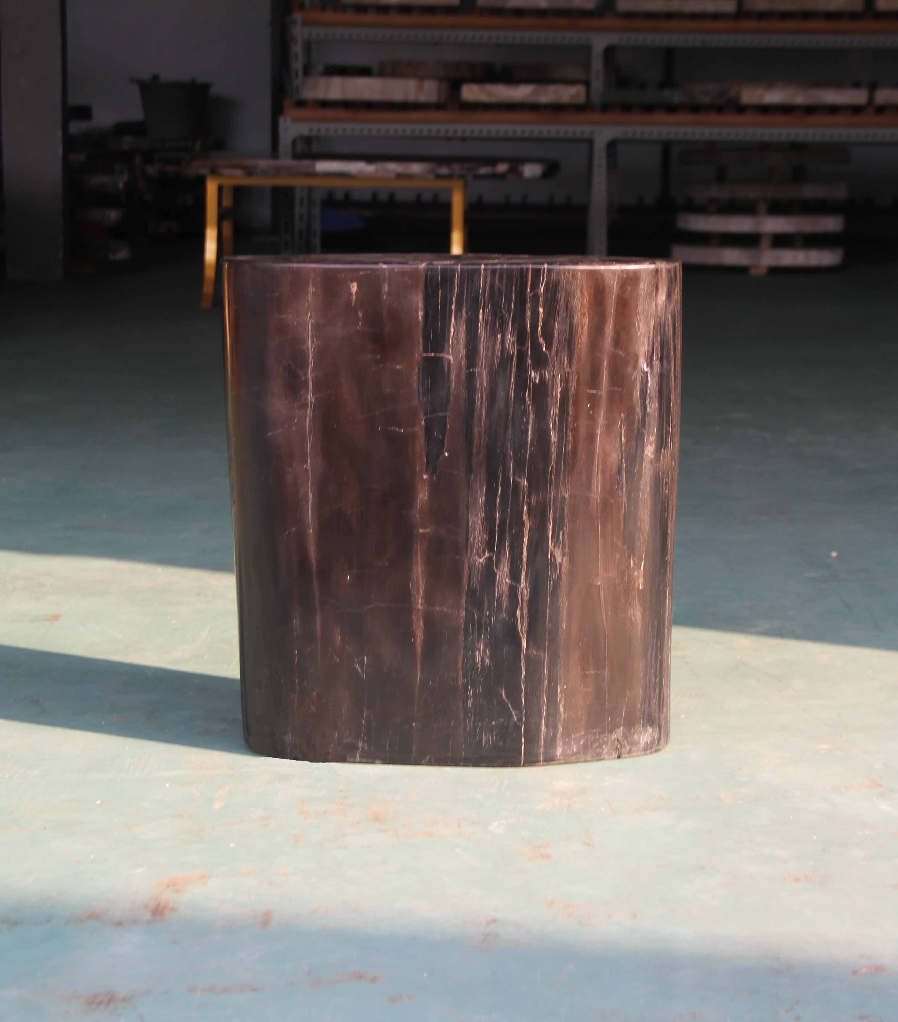 Petrified Wood Stool 16" x 9" x 16"H - PFST6/0 - Image 5