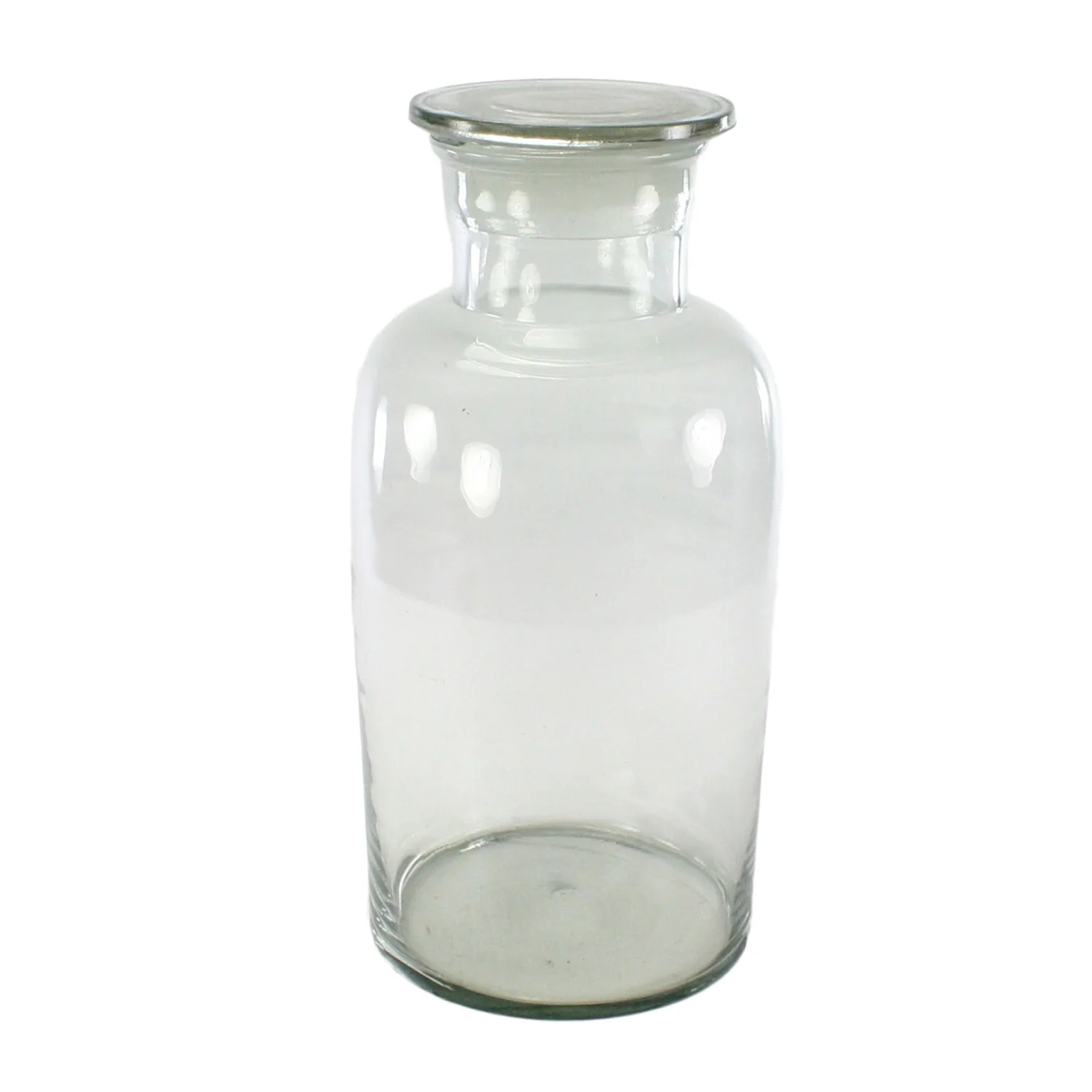 Pharmacy Jar with Stopper - Ex Large - Clear Set Of 2 By HomArt - Image 2