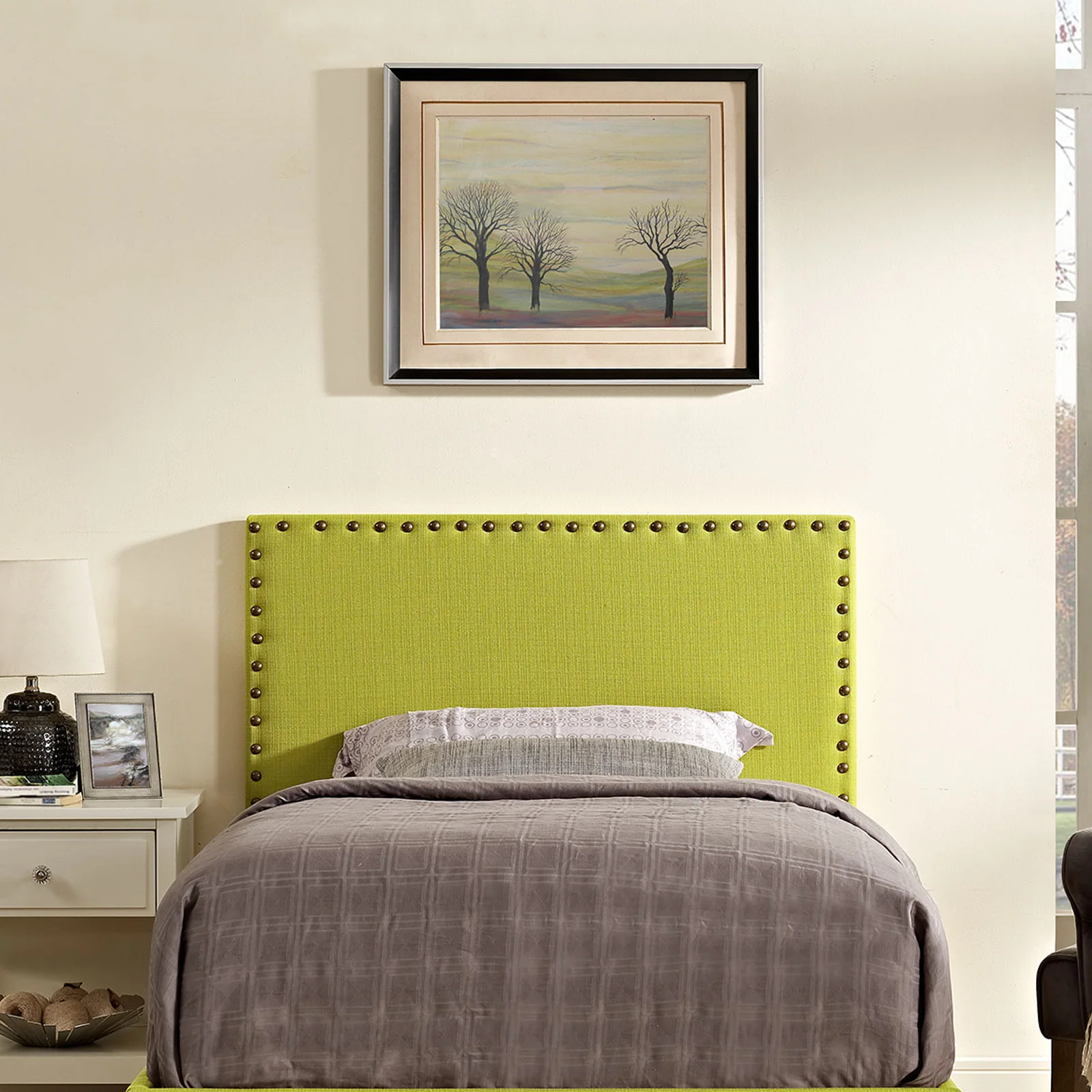 Phoebe Twin Upholstered Fabric Headboard By Modway - MOD-5382 - Image 10
