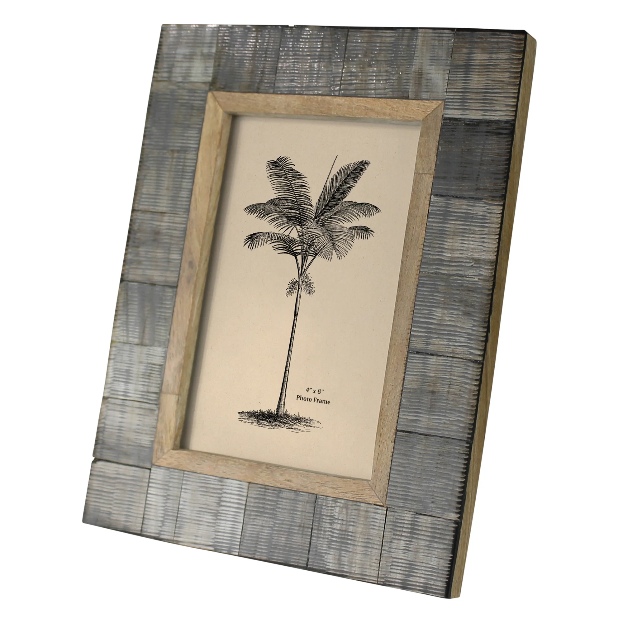 Picture Frame, Chiseled Horn - 4x6 Set Of 2 By HomArt - Image 3