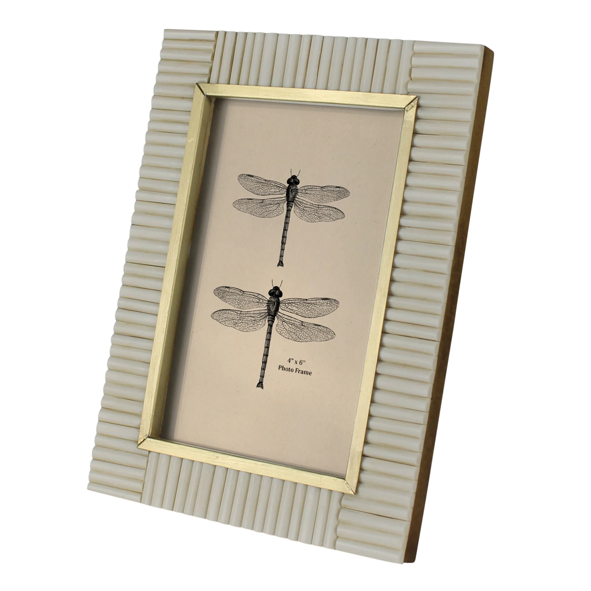 Picture Frame, Resin & Brass - 4x6 Set Of 2 By HomArt - Image 3