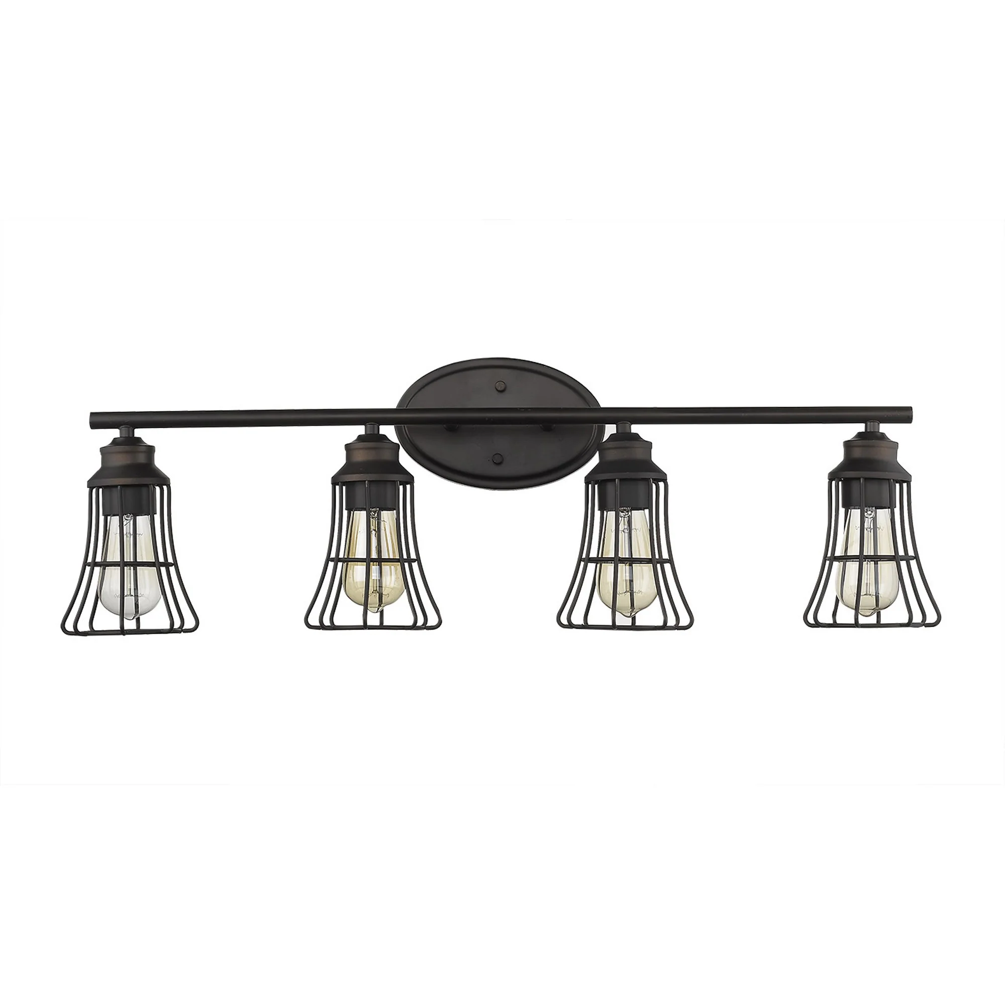 Piers 4-Light Oil-Rubbed Bronze Vanity By Homeroots - Image 3