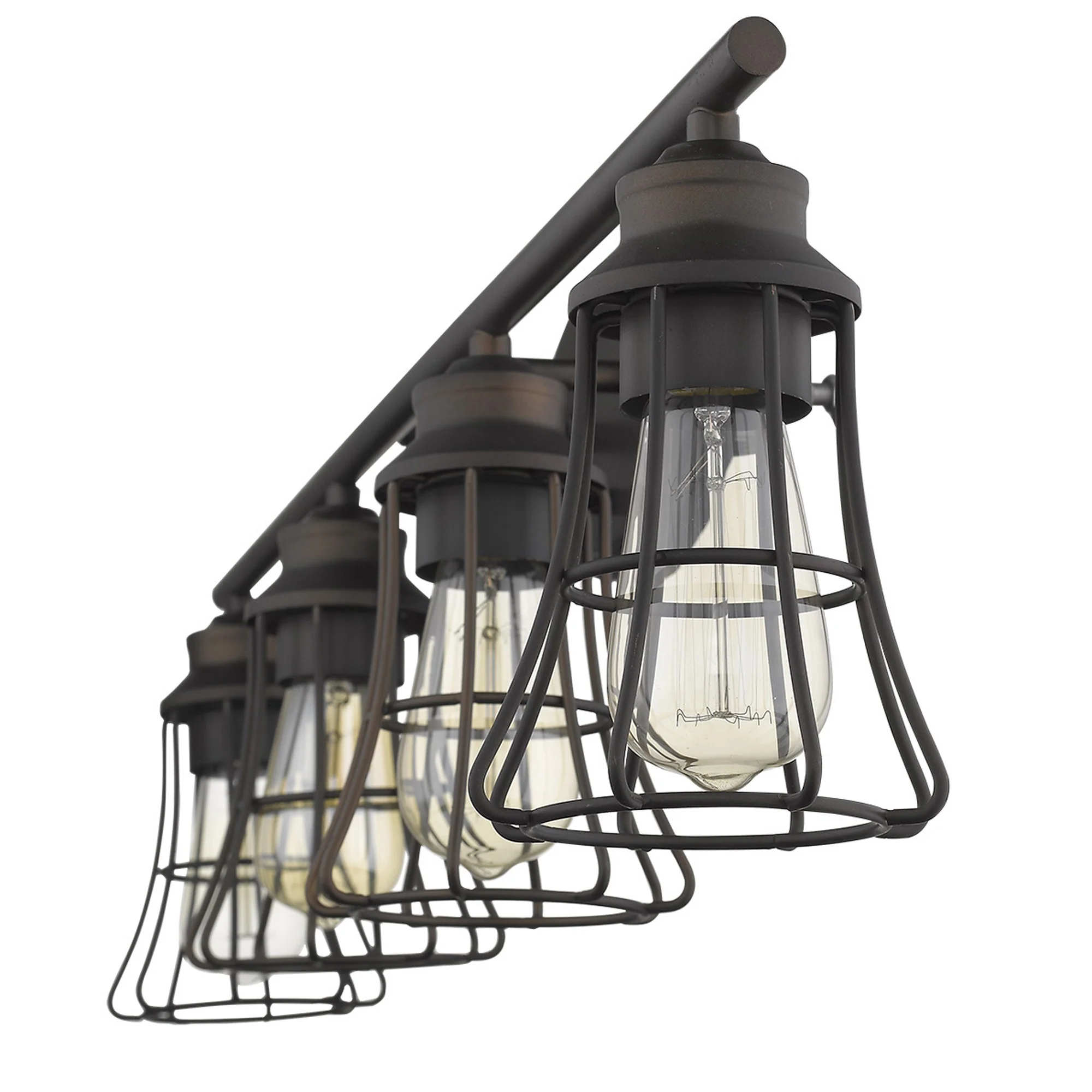 Piers 4-Light Oil-Rubbed Bronze Vanity By Homeroots - Image 4