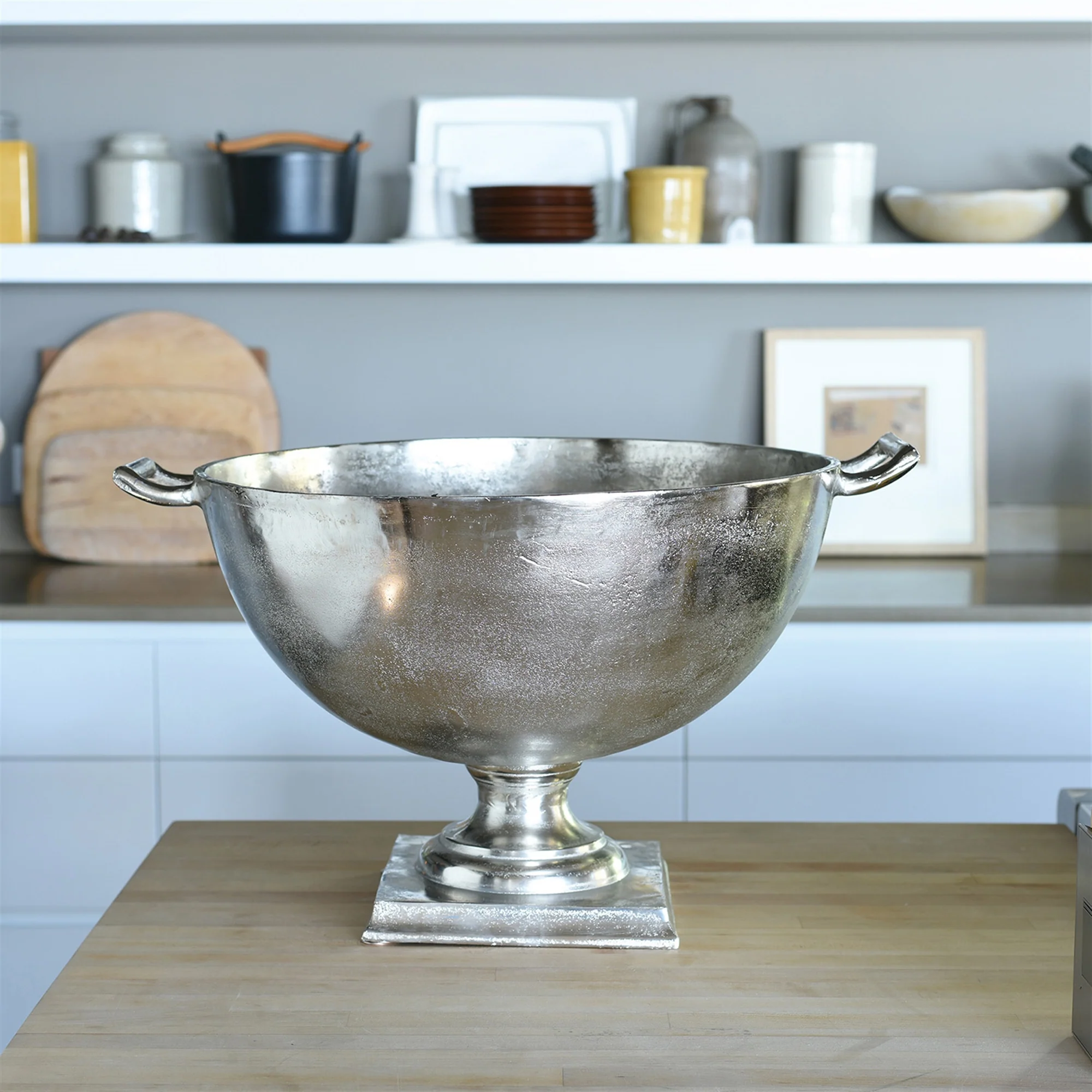 Pierson Urn, Nickel By HomArt - Image 2