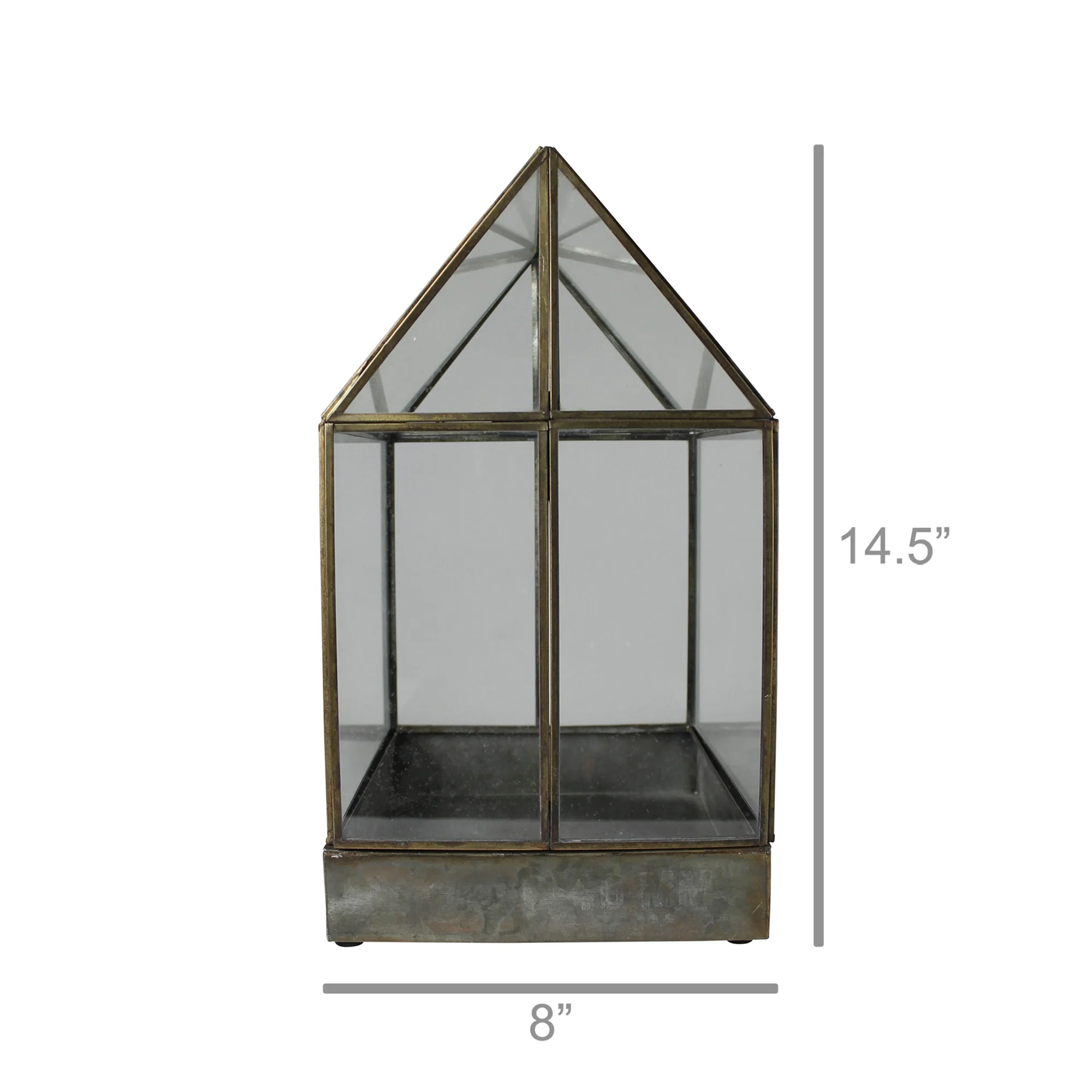 Pike Terrarium, Leaded Glass - Large By HomArt - Image 4