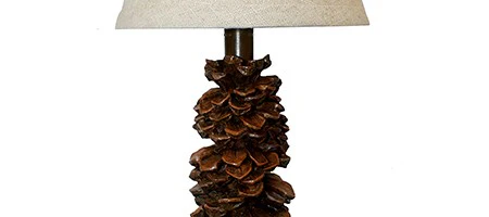 Pinecone Accent Lamp By Homeroots - Image 3