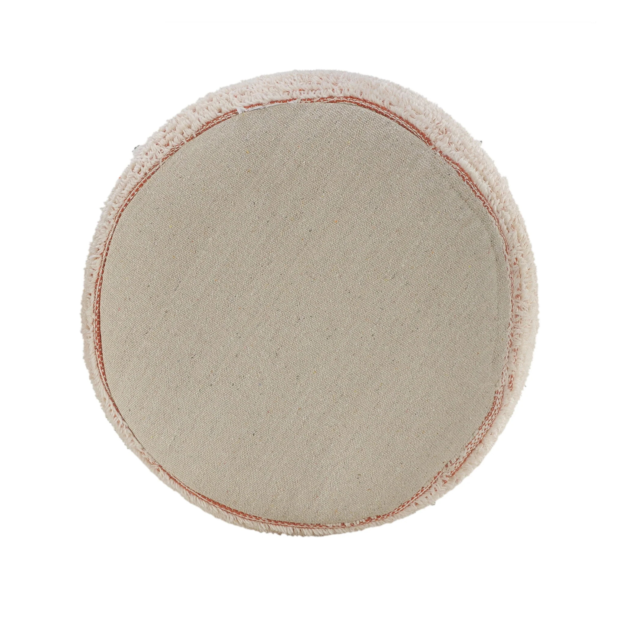 Pink Polyester Ottoman By Homeroots - Image 5